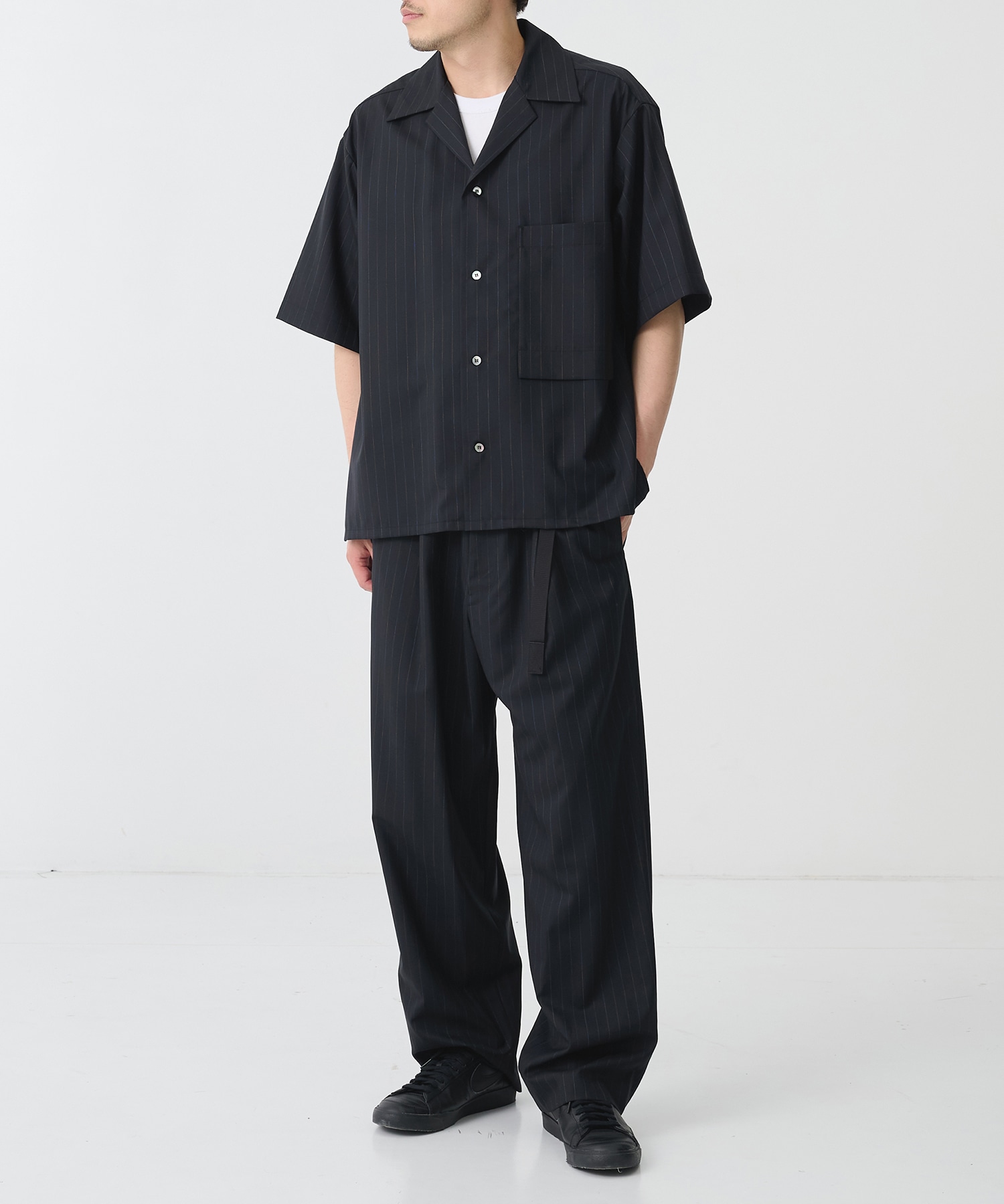【ウジョーオム】別注Tape-Belt 1 Tuck PNT UJOH HOMME