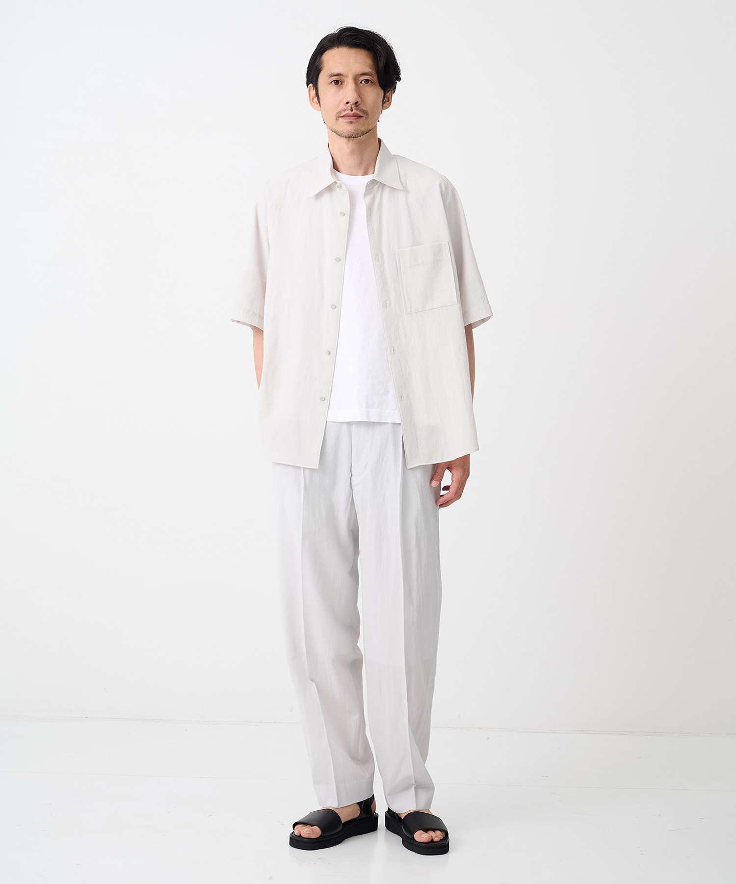 【イレニサ】別注ONE TUCKS STRAIGHT TROUSERS IRENISA
