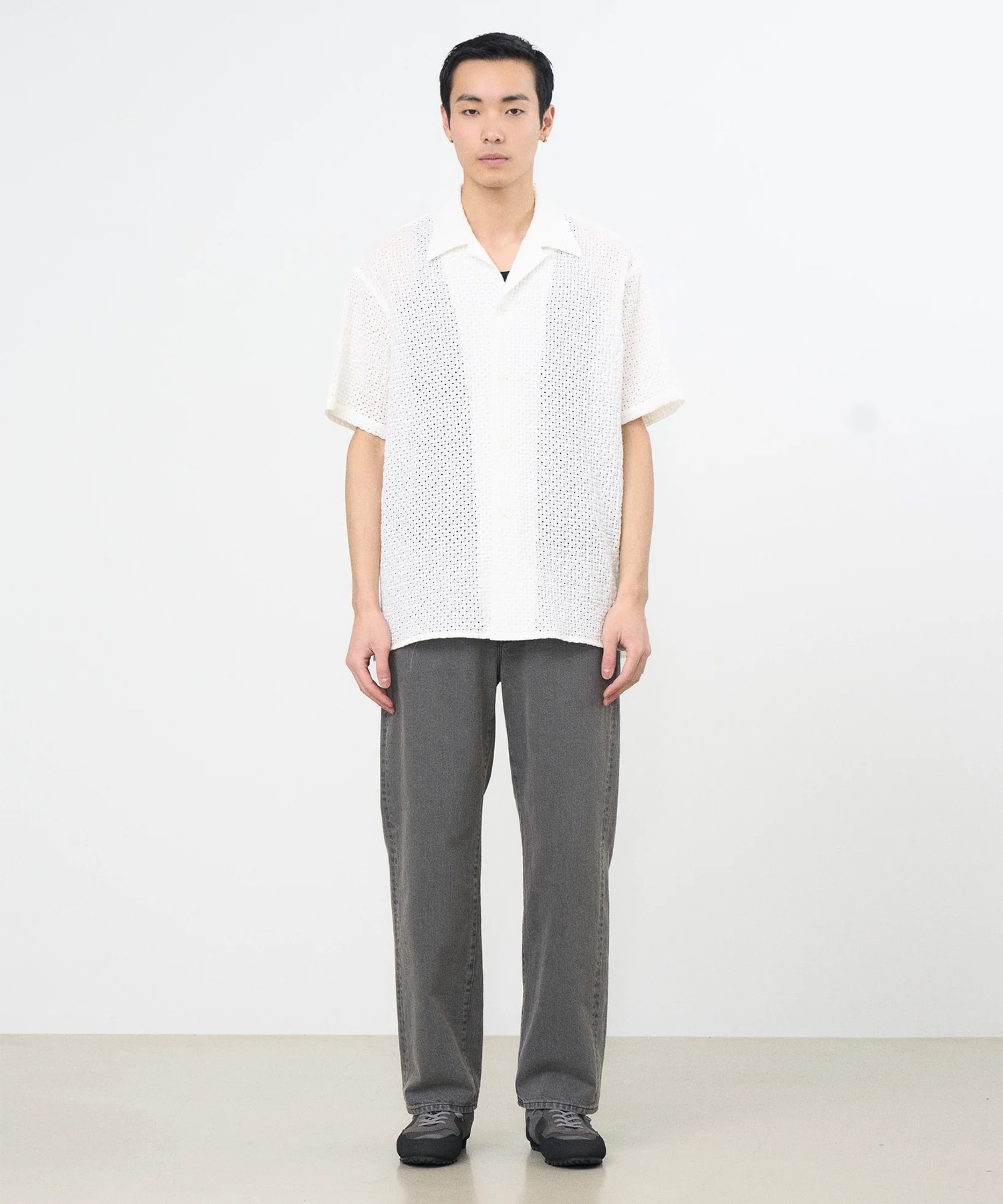 【ヨーク】YK26SS01282SH EMBROIDERY OPEN COLLAR SHIRT YOKE