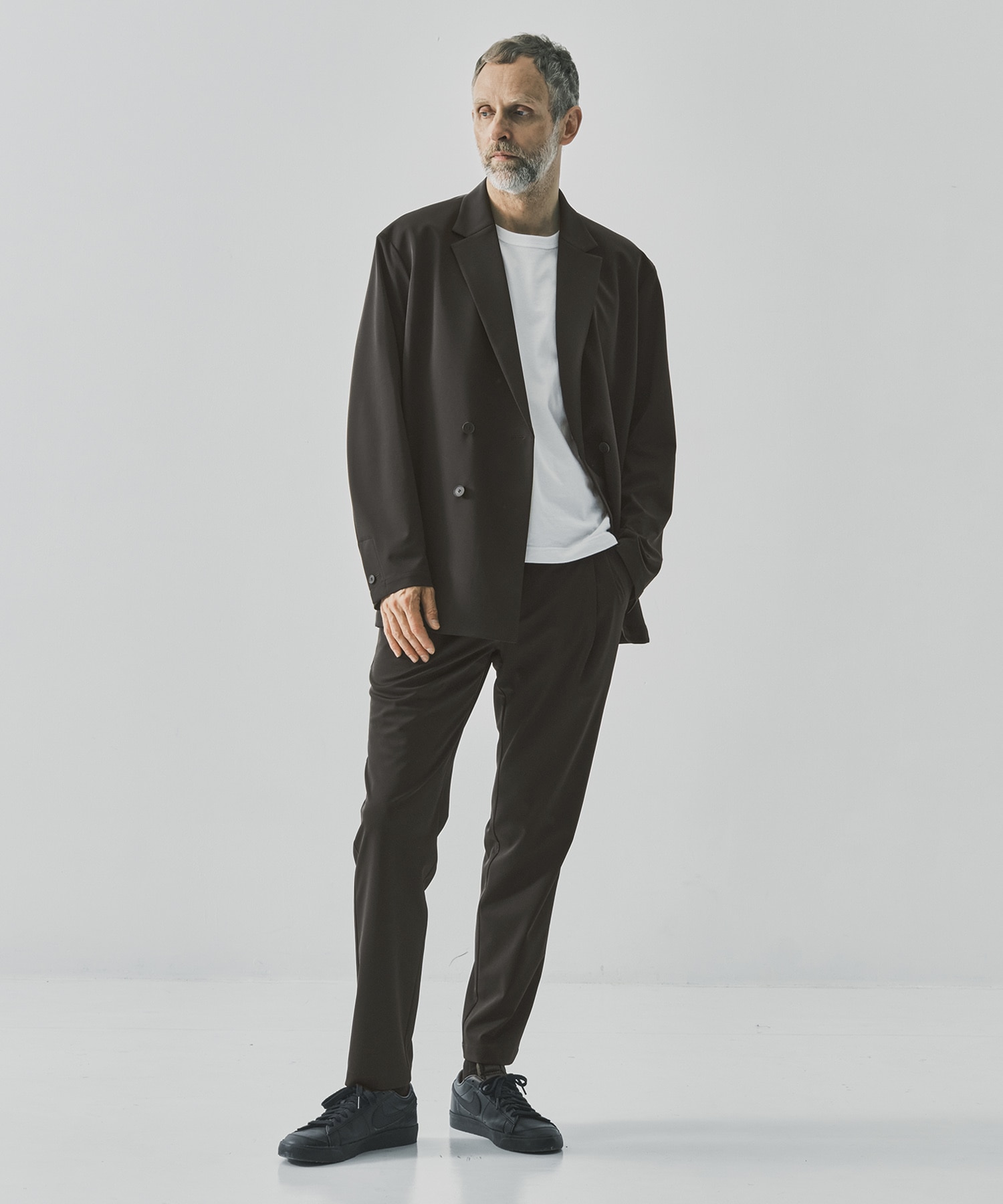 Light Matte Stretch Jersey Easy Tapered Pants THE TOKYO