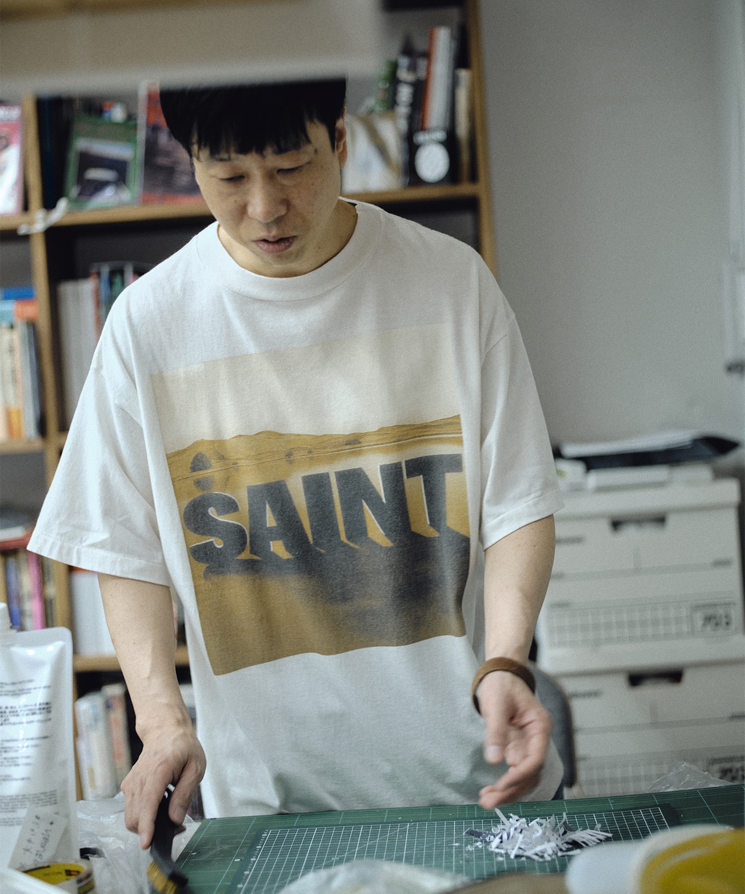 【セントマイケル】SM-MK1-0000-C15 Kosuke Kawamura S/S Tee SAINT MXXXXXX