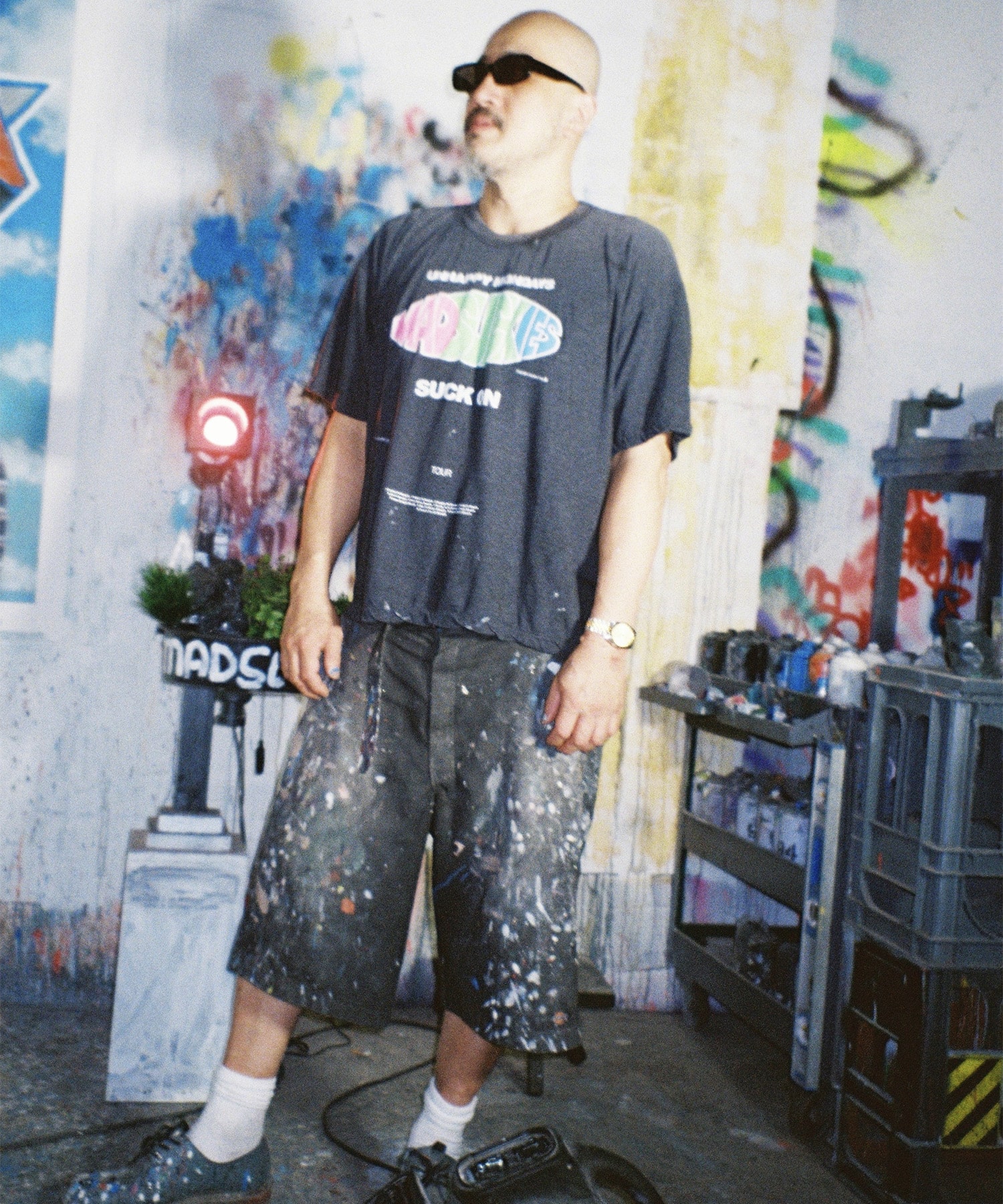 【セントマイケル】SM-MK1-0000-C73 MADSAKI S/S Tee SAINT MXXXXXX