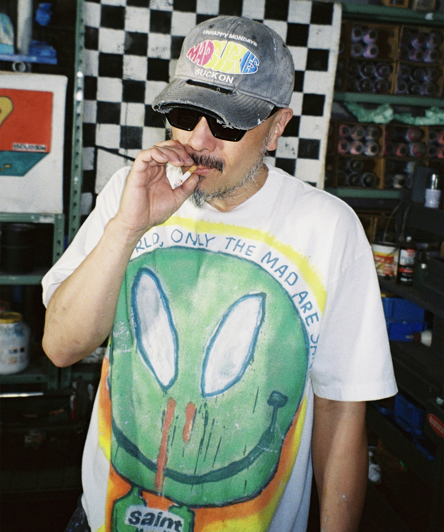 【セントマイケル】SM-MK1-0000-C75 MADSAKI S/S Tee SAINT MXXXXXX