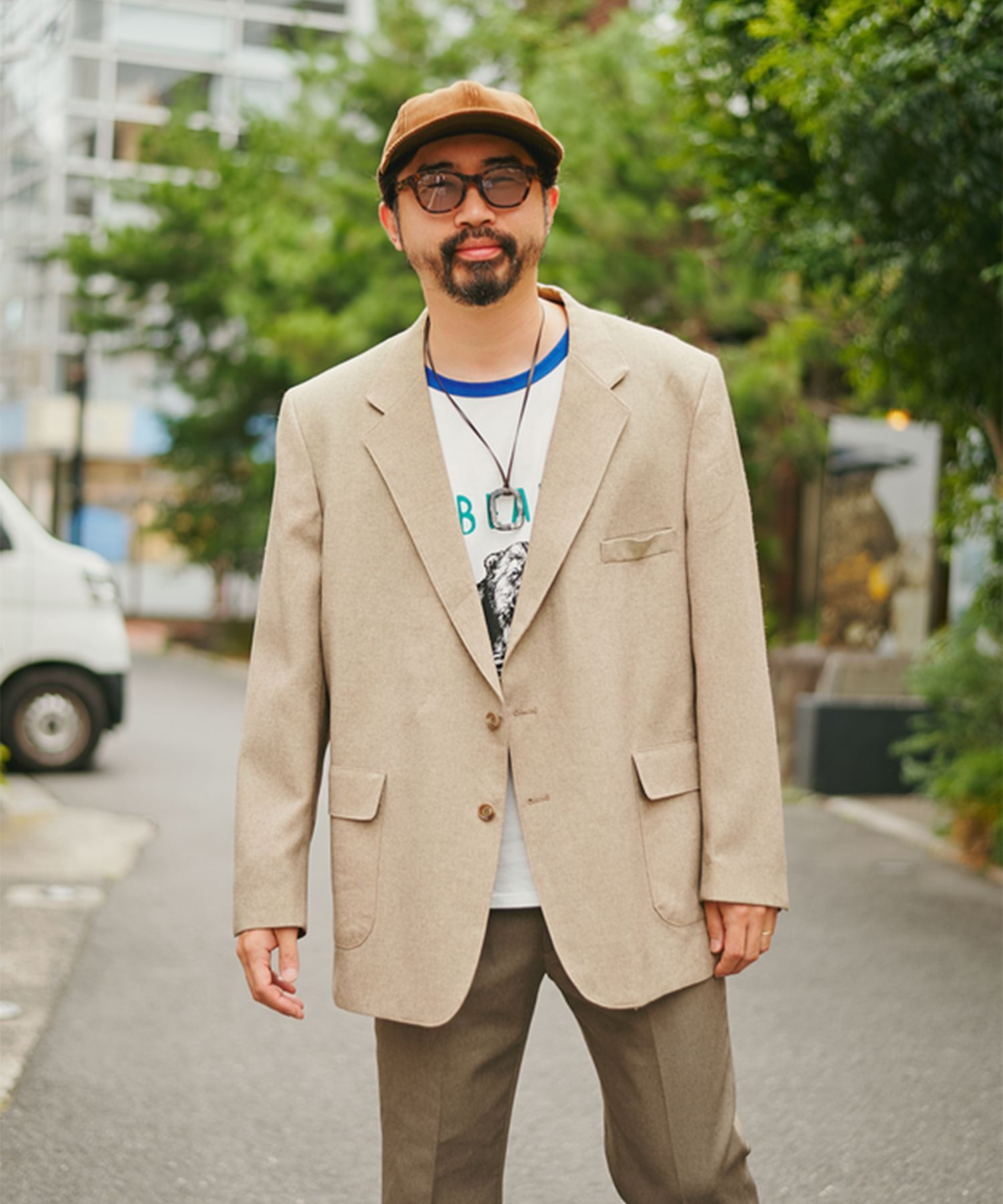 【エヌハリウッド】〈別注〉復刻 BEAR ATTACKS Ringer T-SHIRT N.HOOLYWOOD
