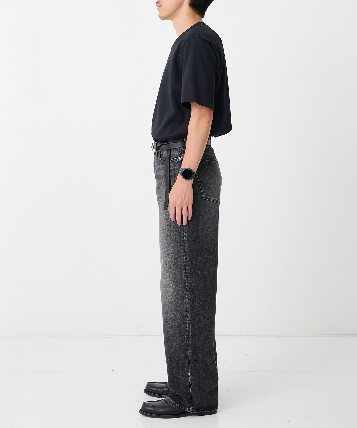 【シュタイン】ST.1566 LOOSE DENIM PANTS ssstein