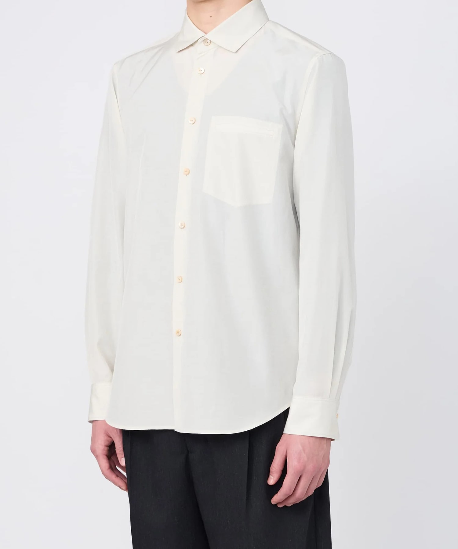【イレニサ】IH-26FW-B001-KBC SPREAD COLLAR REGULAR-FIT SHIRT IRENISA