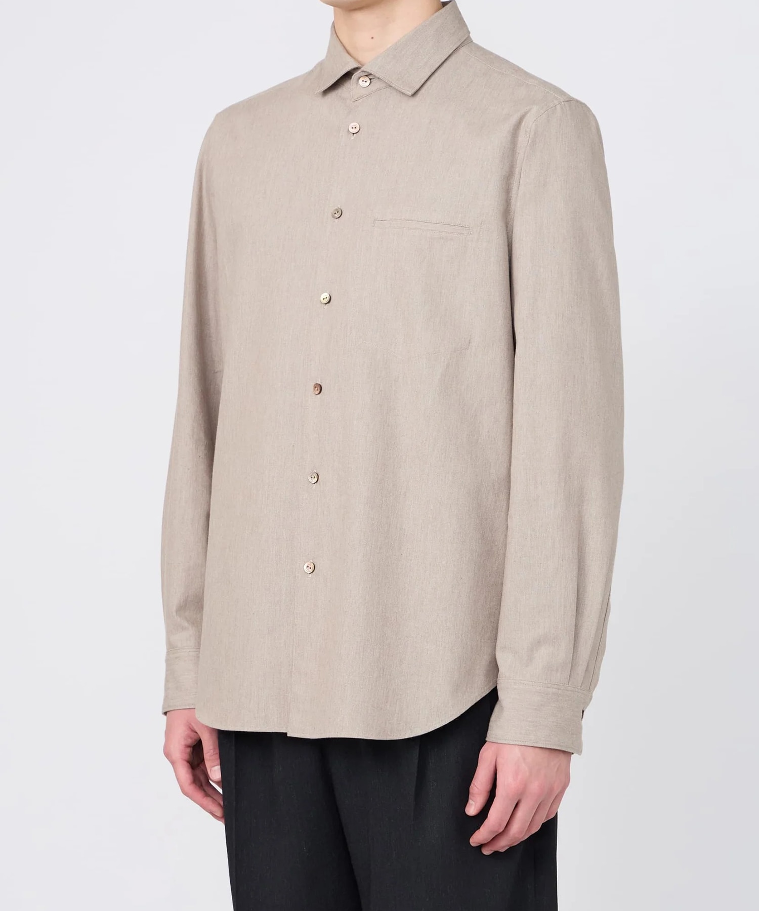 【イレニサ】IH-26FW-B001-SDG SPREAD COLLAR REGULAR-FIT SHIRT IRENISA