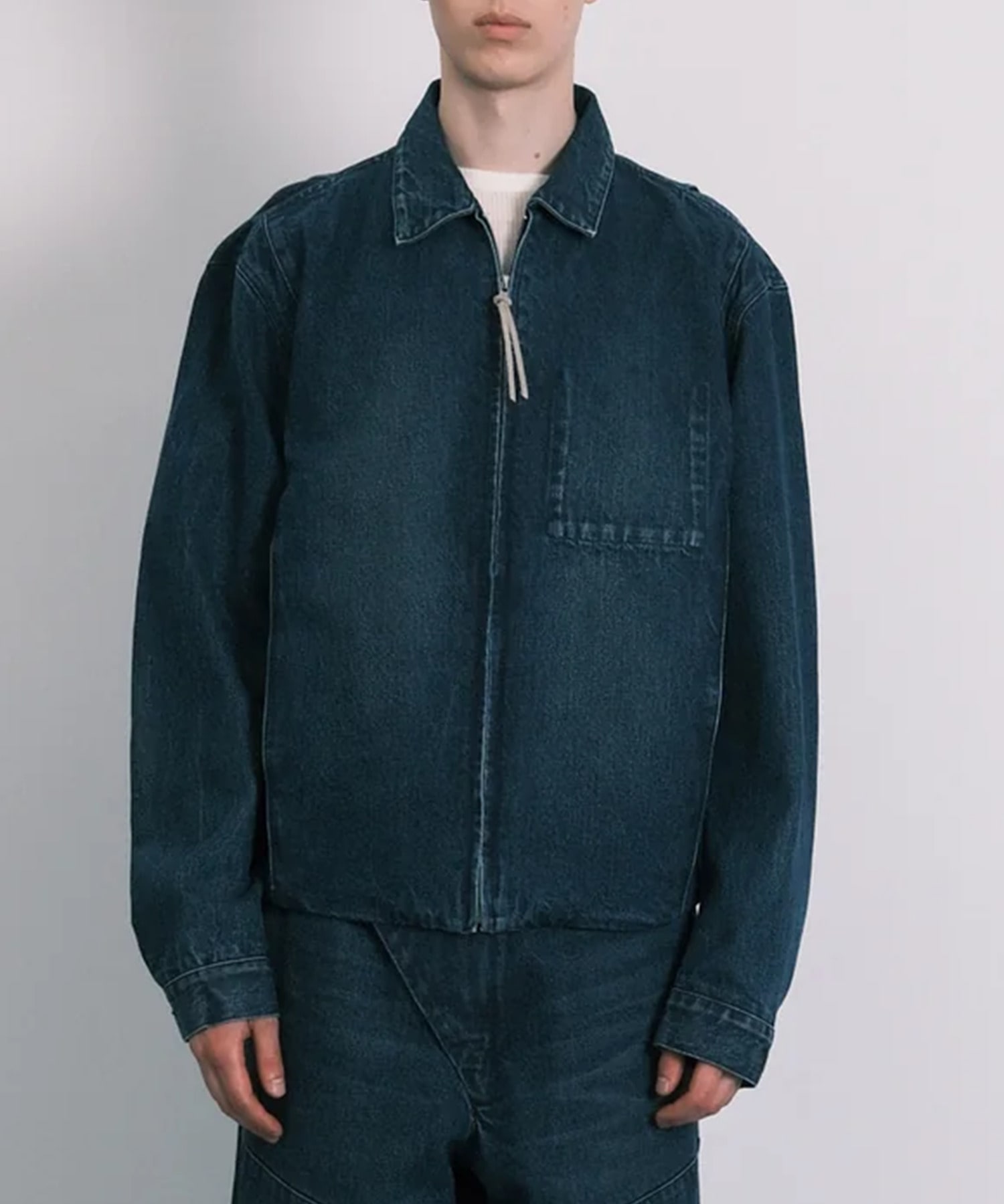 ST-269-DKB UTILITY JEAN JACKET TANAKA
