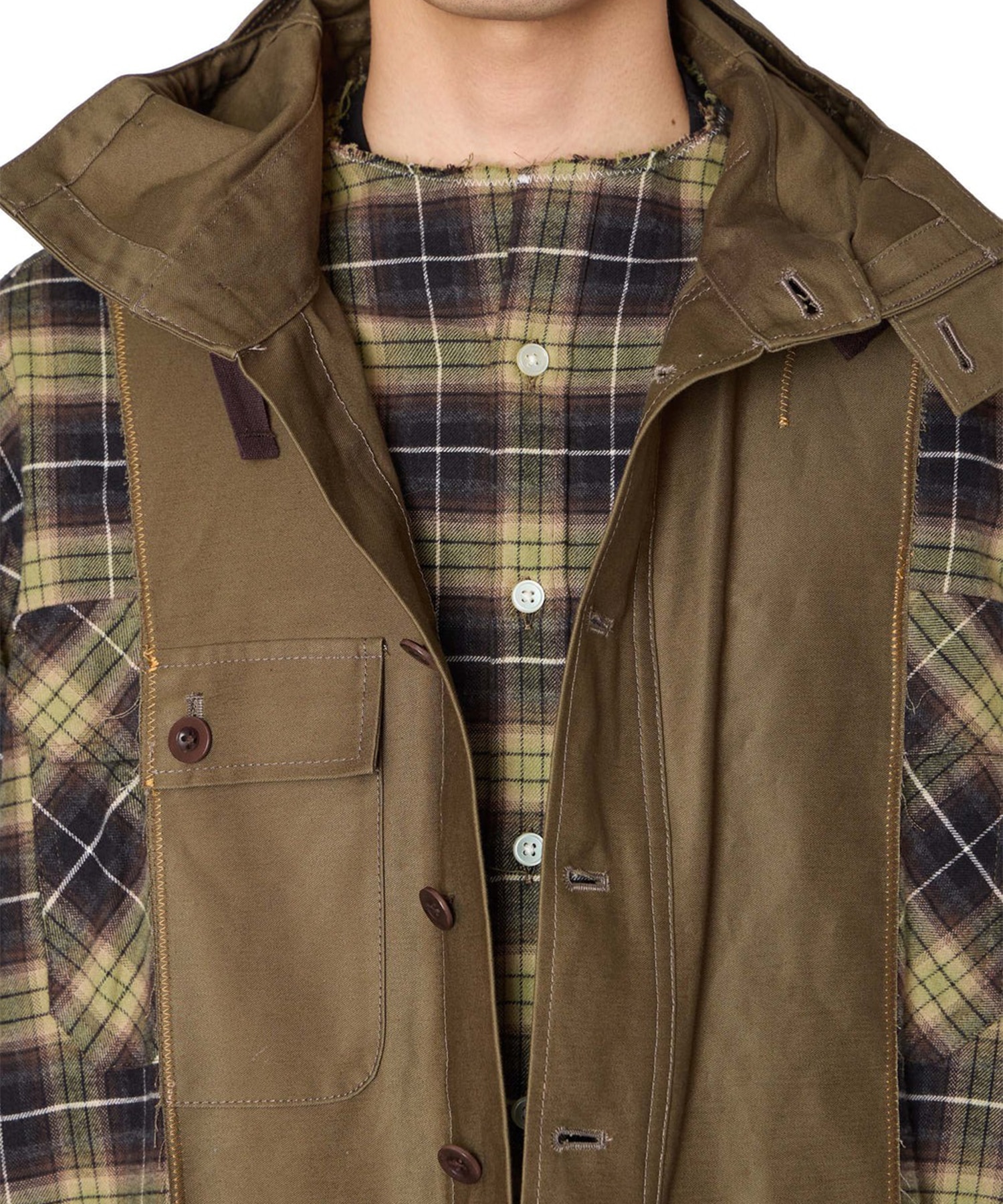 26WCM-B01117 Hood Shirts kolor