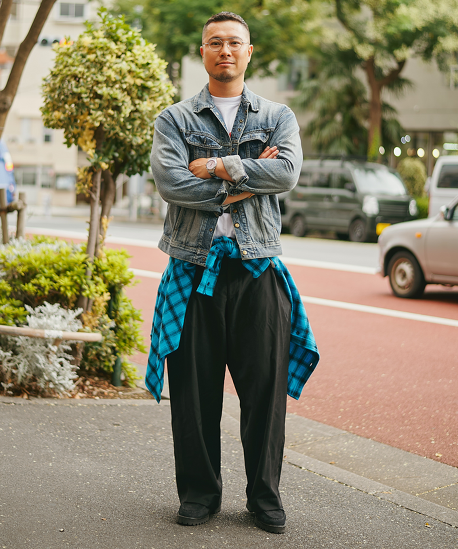 【エヌハリウッド】〈別注〉復刻 Random Button L/S Shirts N.HOOLYWOOD