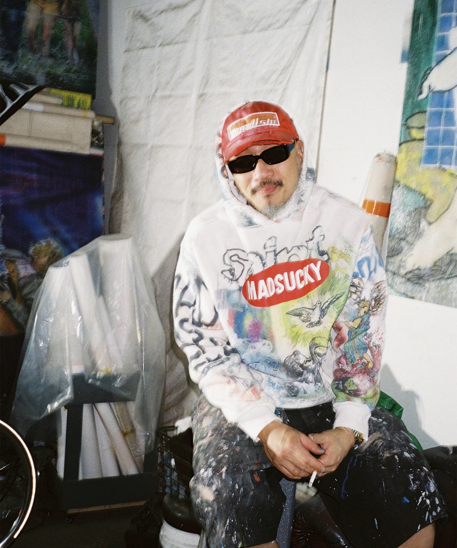 【セントマイケル】SM-MK1-0000-C76 MADSAKI Hoodie SAINT MXXXXXX