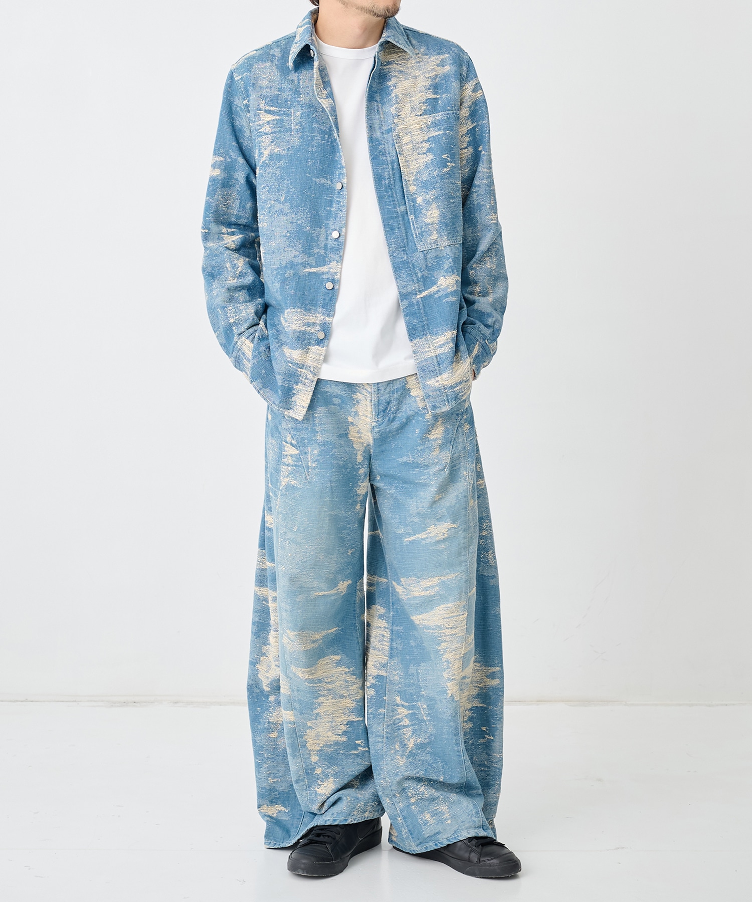 【ターク】TA26AW-PT035 DENIM CURVED PANTS TAAKK