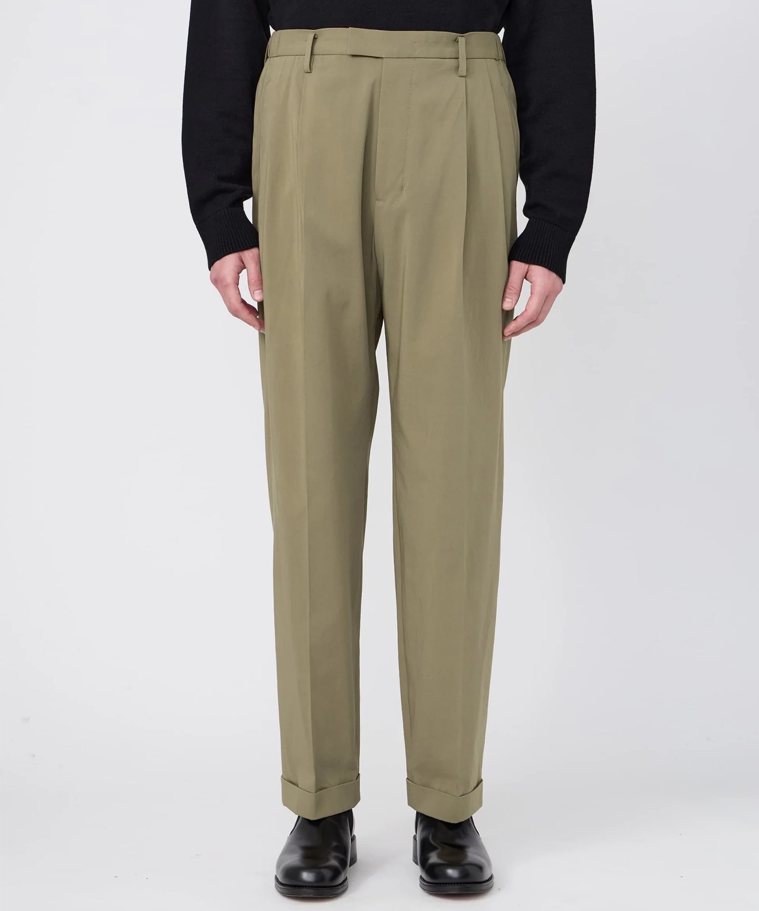 【イレニサ】IH-26FW-P048-NDC TWO-TUCKS TAPERED TROUSERS IRENISA