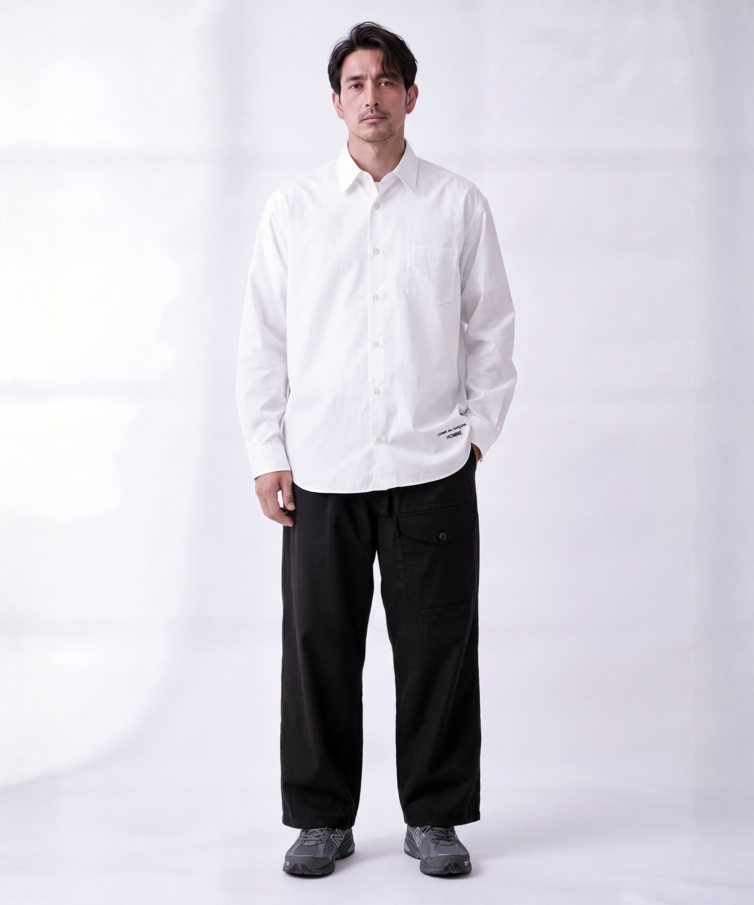 【コムデギャルソンオム】HR-P003-051 Cotton Weather Cloth Pants COMME des GARCONS HOMME