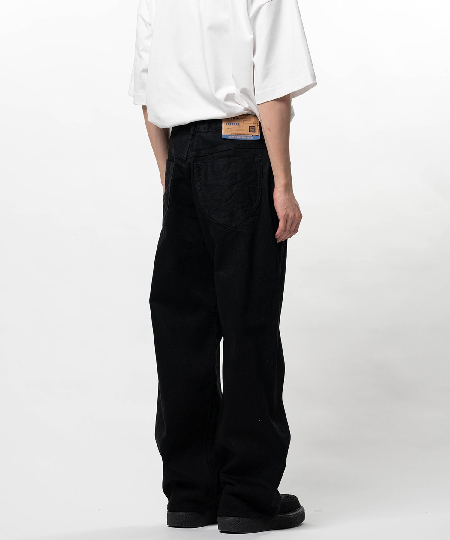 I17PT026　ONE WASHED SELVAGE DENIM BAGGY PANTS Maison MIHARA YASUHIRO