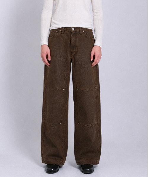 ST-48TT-BR 別注WORK JEAN TROUSERS TANAKA