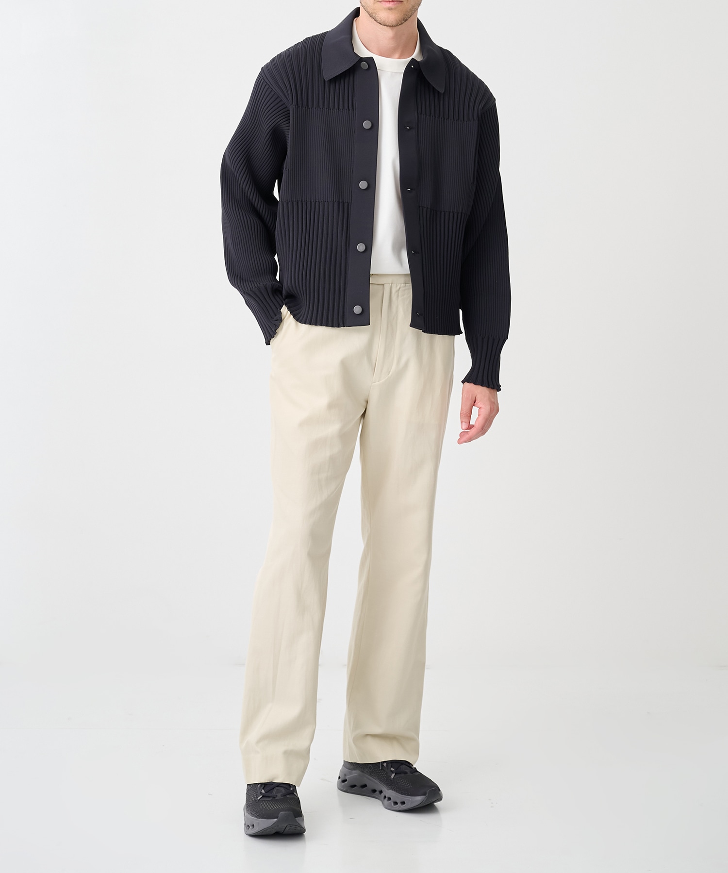 【シーエフシーエル】CF012KC207JP00 FLUTED SHIRT COLLAR BLOUSON CFCL