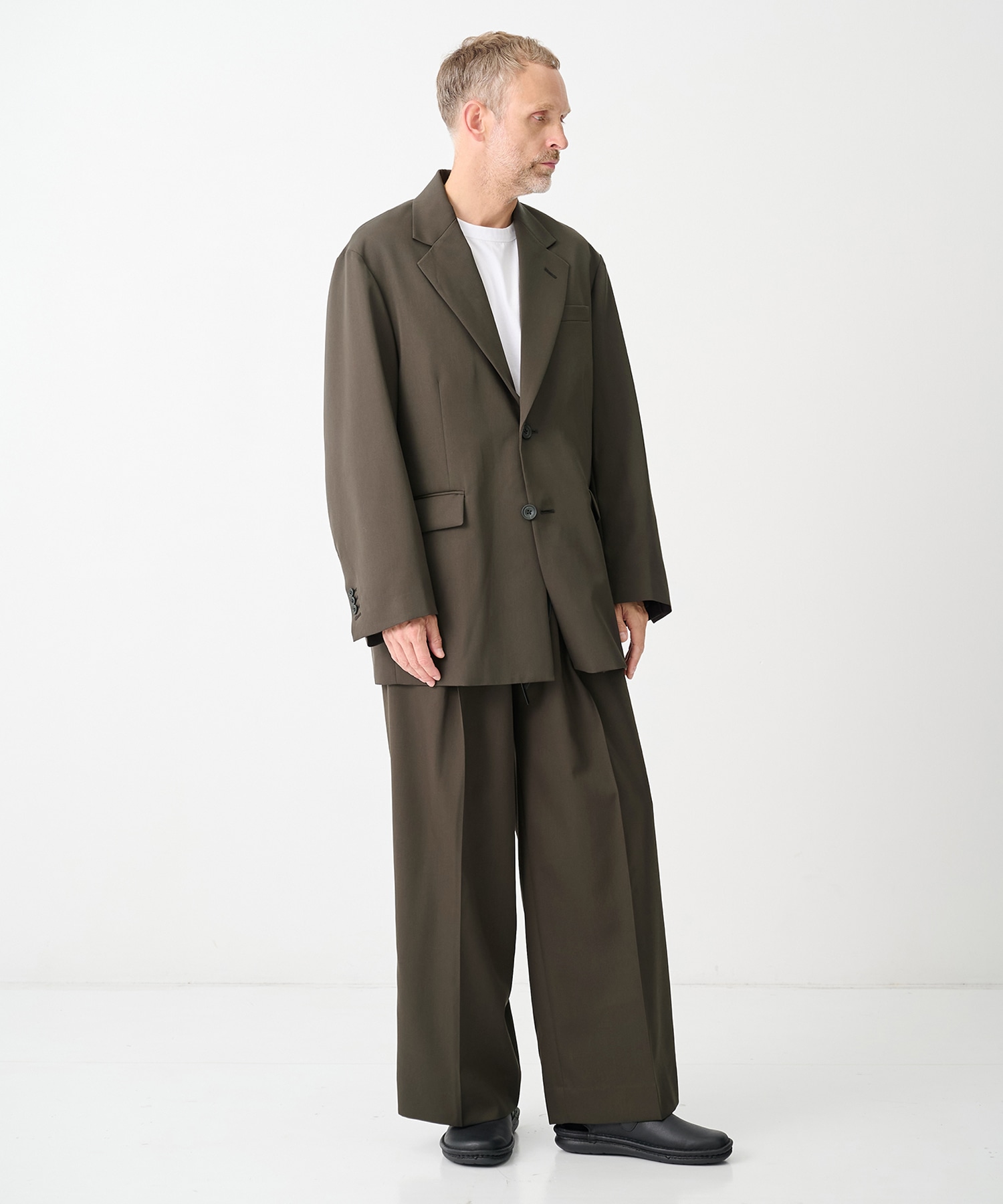 【シュタイン】ST.1588 OVERSIZED SINGLE BREASTED LONG JACKET ssstein