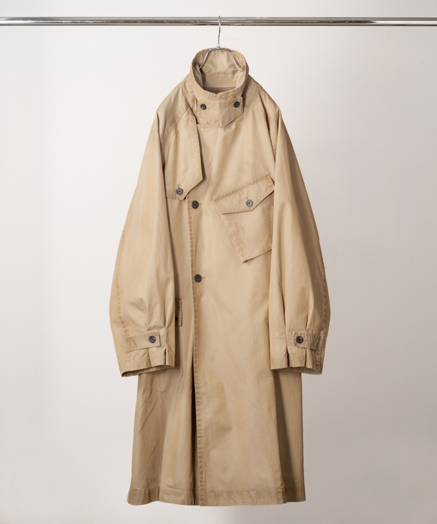 【アンセルム】ANC-JK90 AGING COTTON M.C COAT ANCELLM