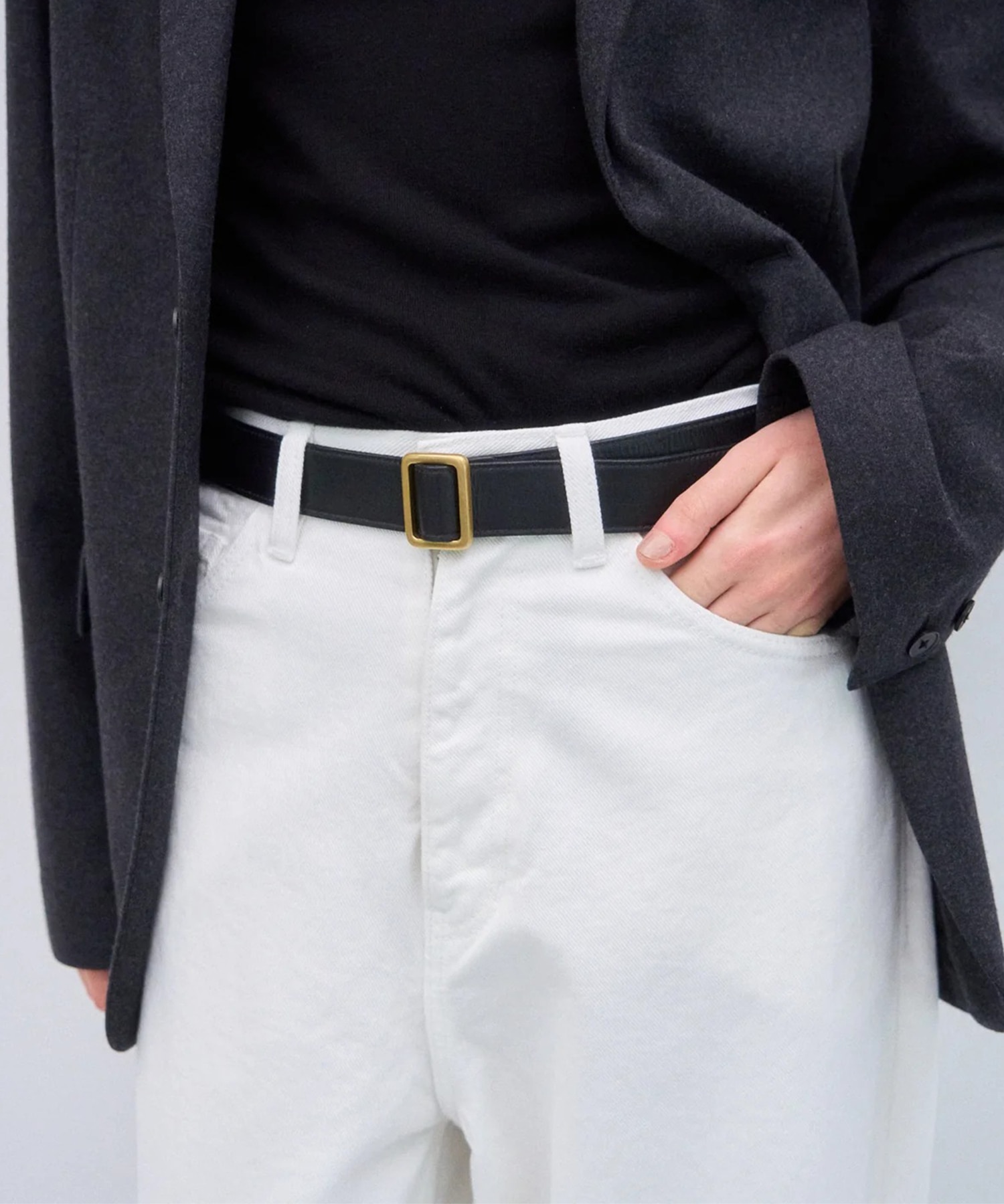 ZZA8LW0100 COWHIDE LEATHER BELT ATON