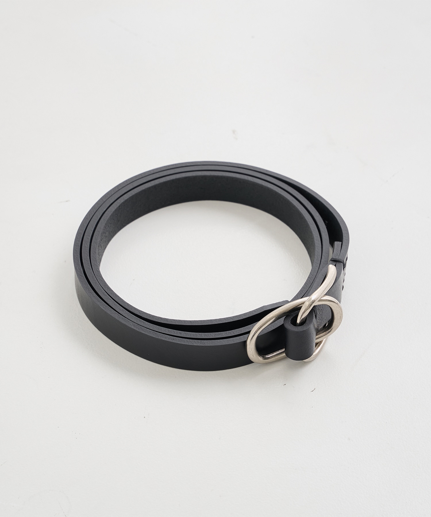 【ヨーク】YK26FW01408A Double Buckel Leather Belt YOKE