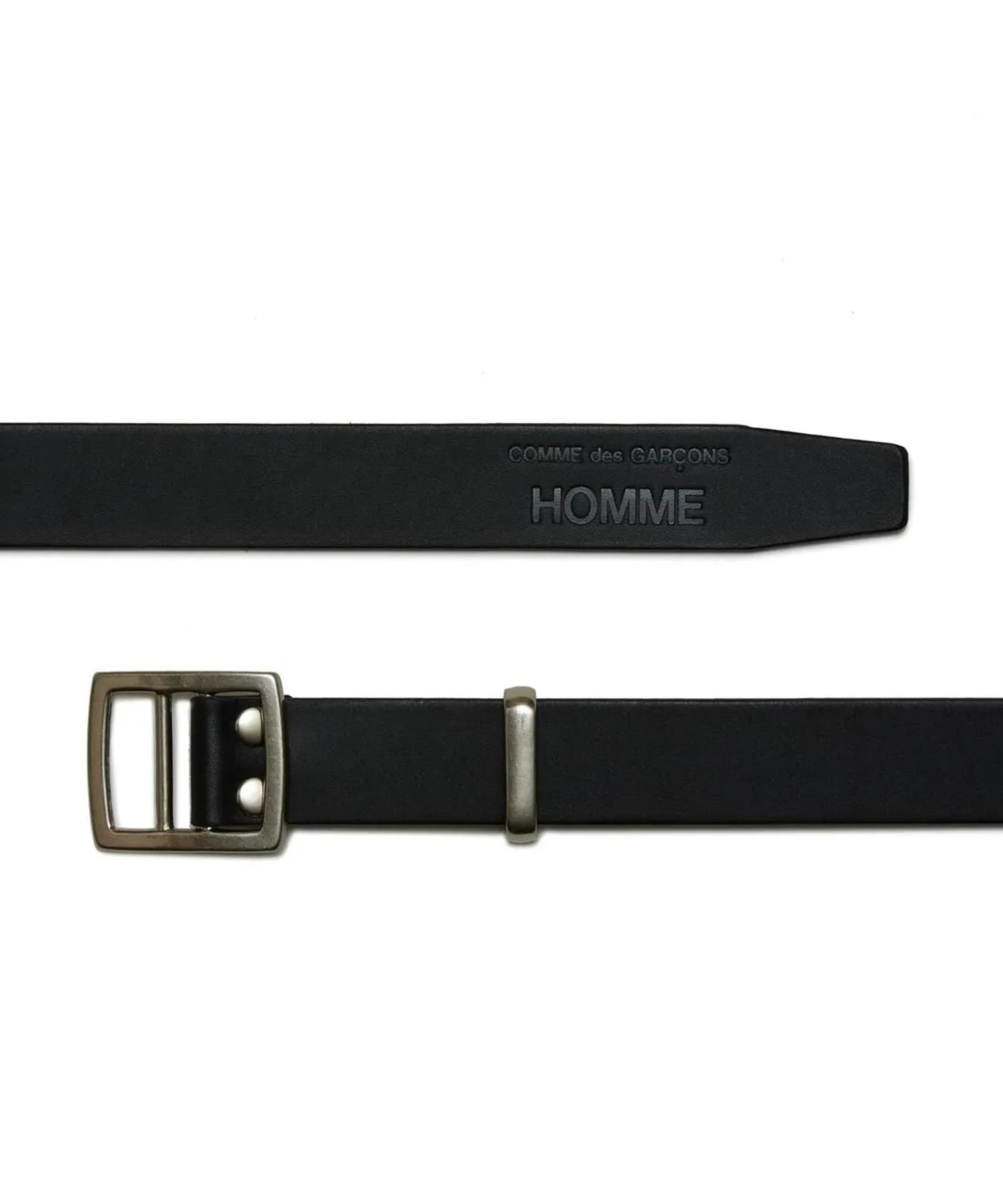 【コムデギャルソンオム】HR-K301-051 Steer Oil Smooth Hole Less Belt 30mm COMME des GARCONS HOMME