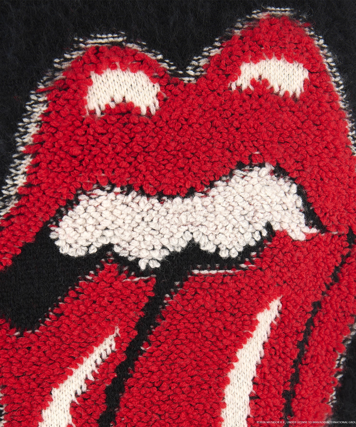【セントマイケル】SM-MK1-0000-C46 The Rolling Stones Mohair Knit PO SAINT MXXXXXX