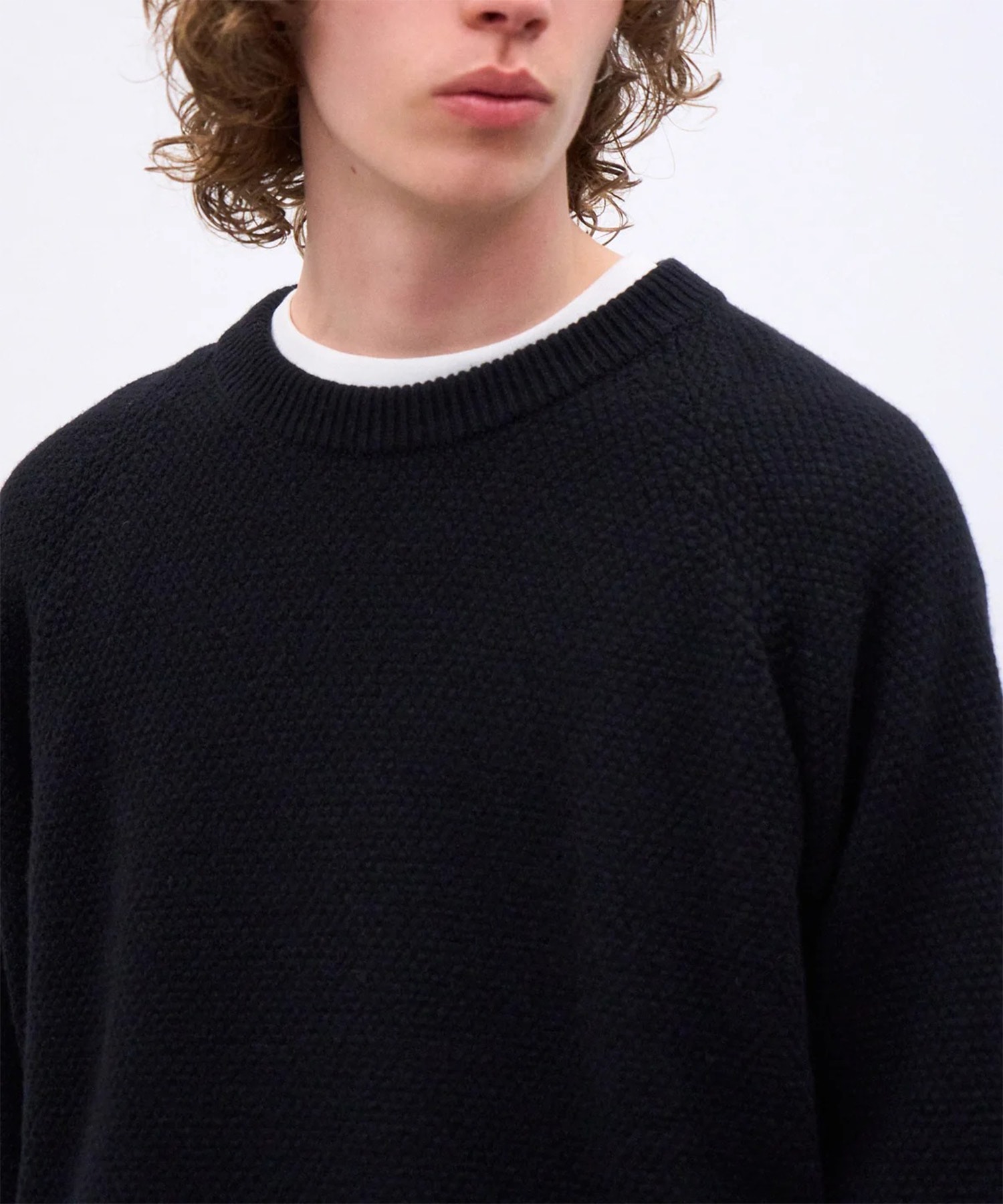 KRAGLW0402 LAMBS WOOL CREWNECK SWEATER ATON