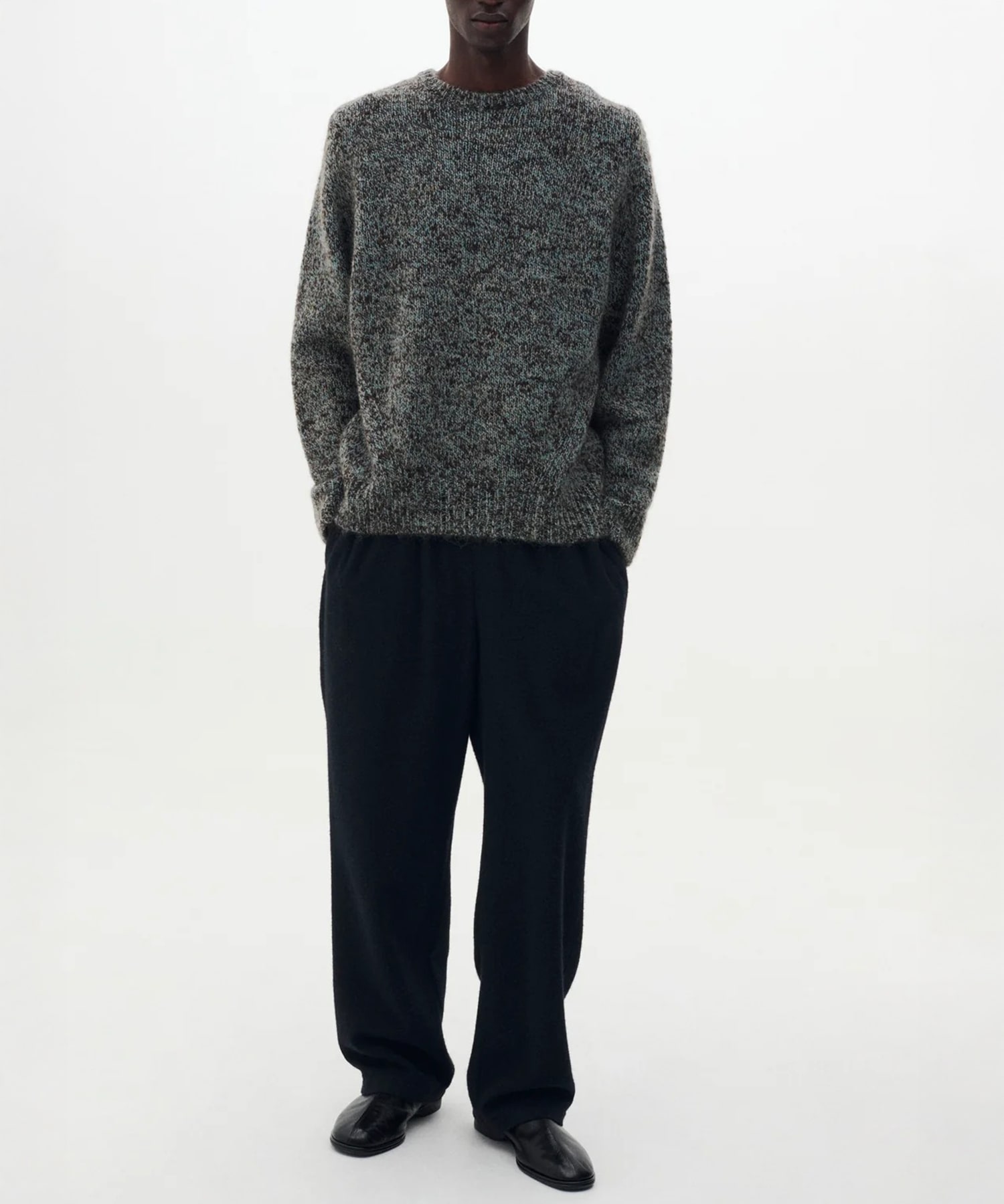 【ヨーク】YK26FW01395S Triple Marl Crewneck Sweater YOKE