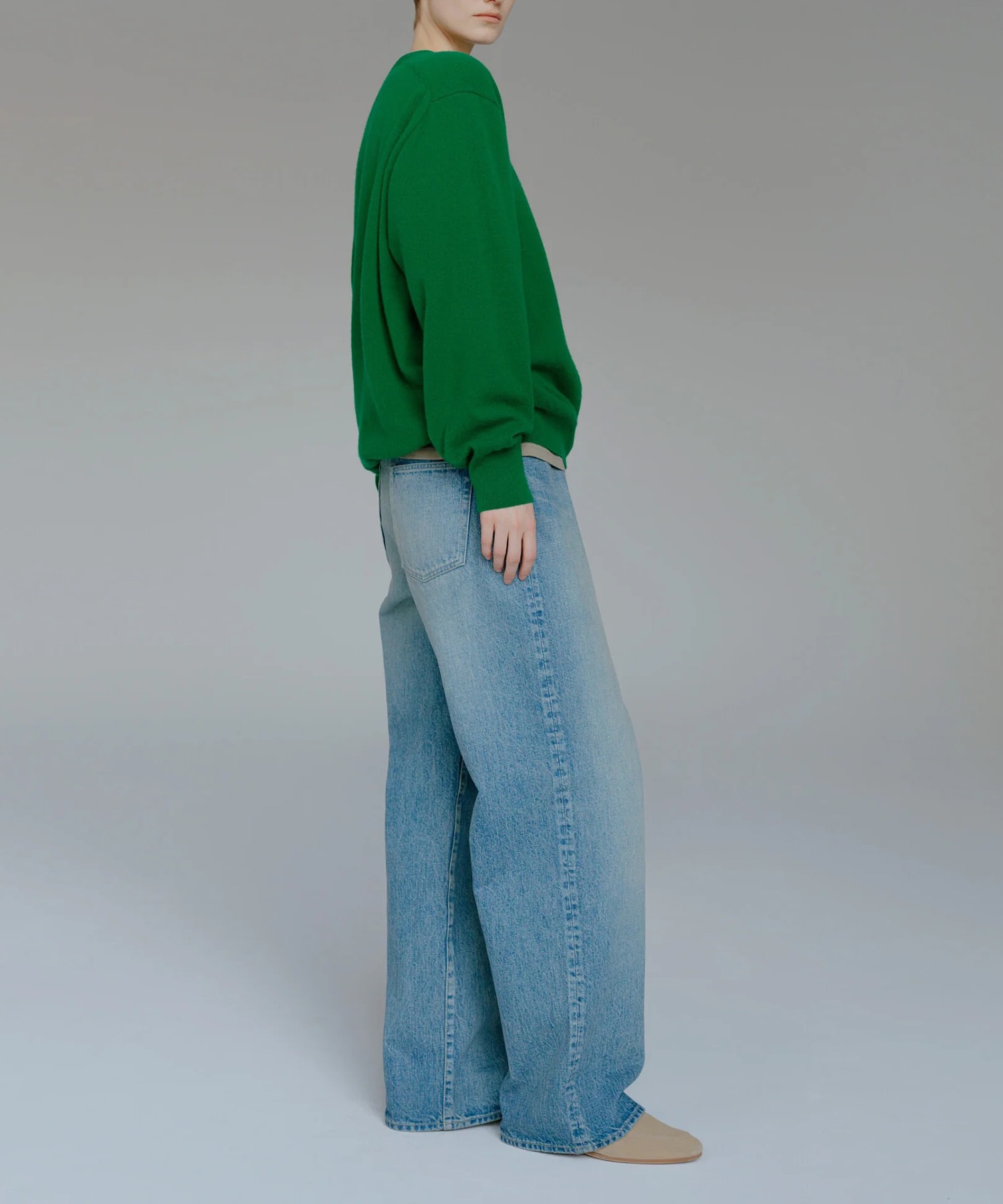 【シュタイン】ST.1632 PURE CASHMERE KNIT CREW NECK LS ssstein