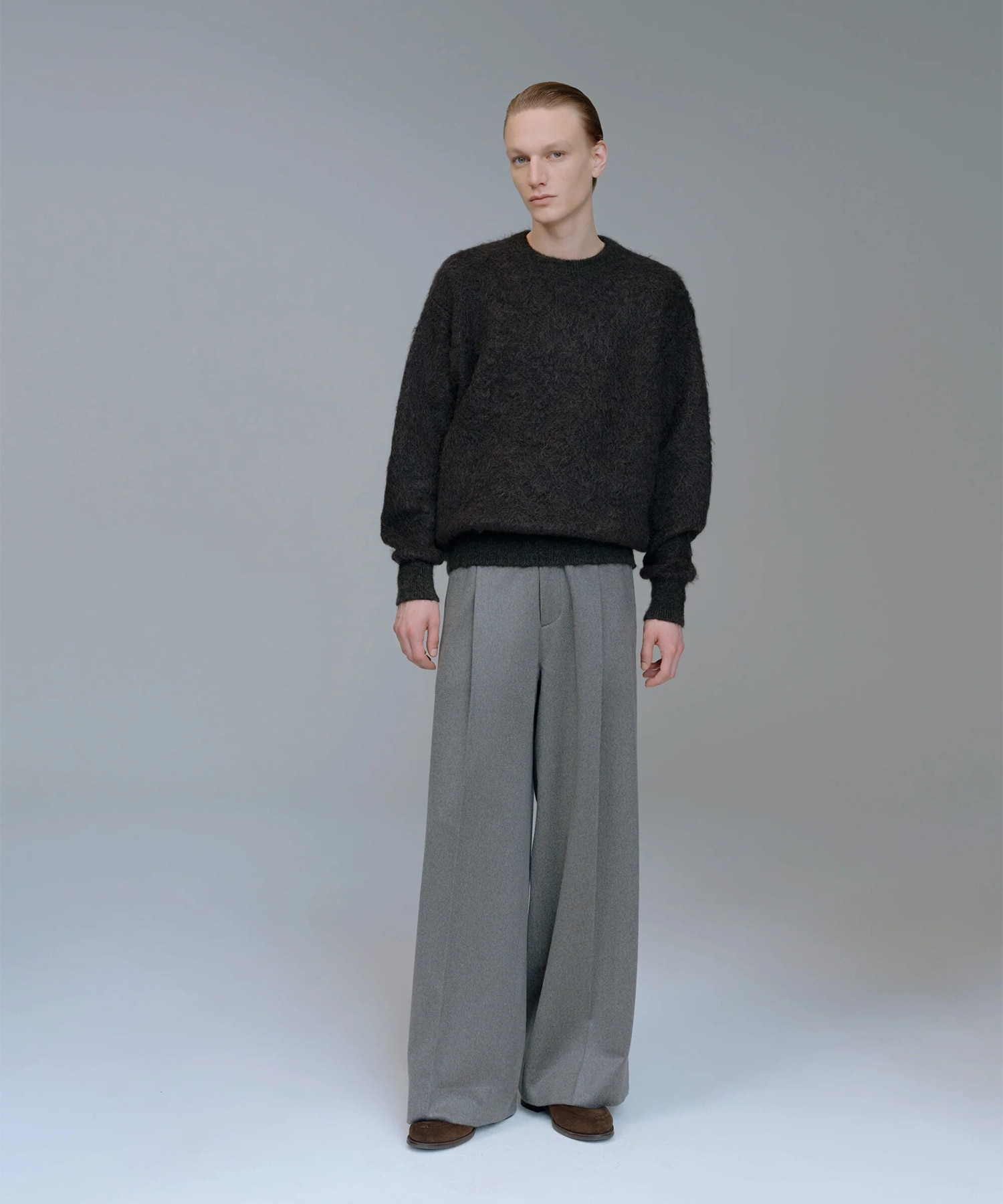 【シュタイン】ST.1648 KID MOHAIR MIX JACQUARD KNIT LS ssstein