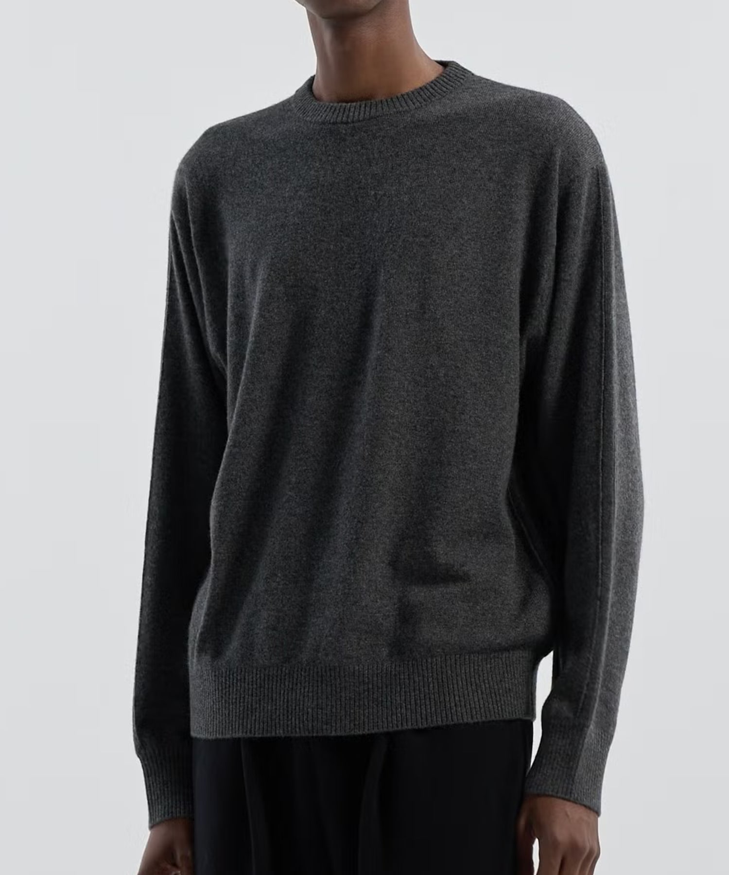 F-50-327 CASHMERE CREW NECK KNIT CINOH