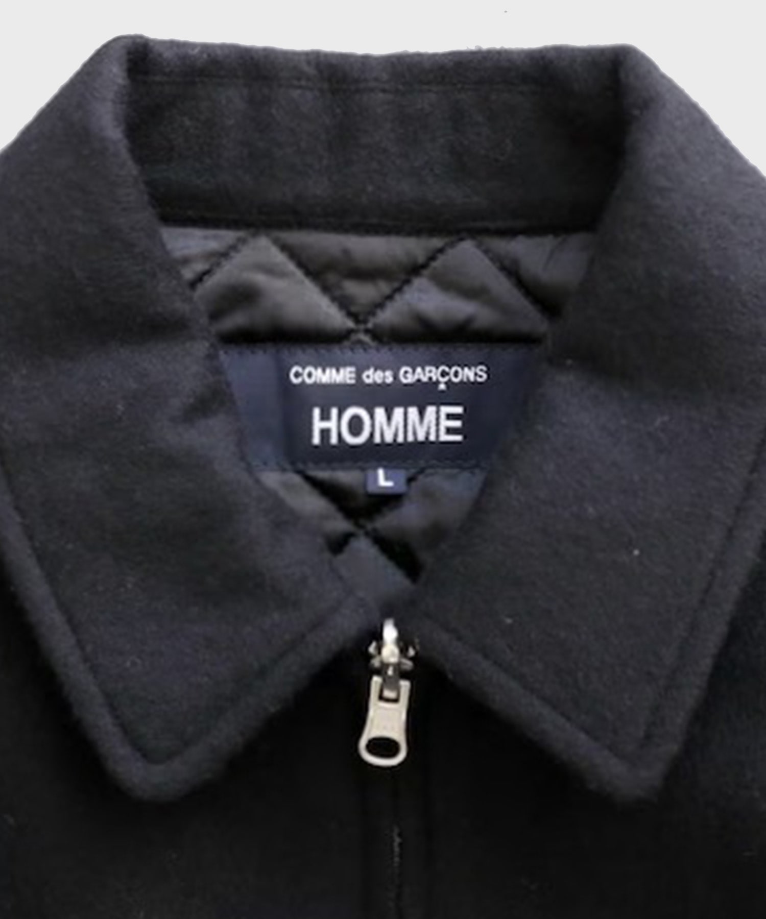 【コムデギャルソンオム】HR-J024-051 Wool Light Shaggy×Cupro Twill Quilting Reversib COMME des GARCONS HOMME
