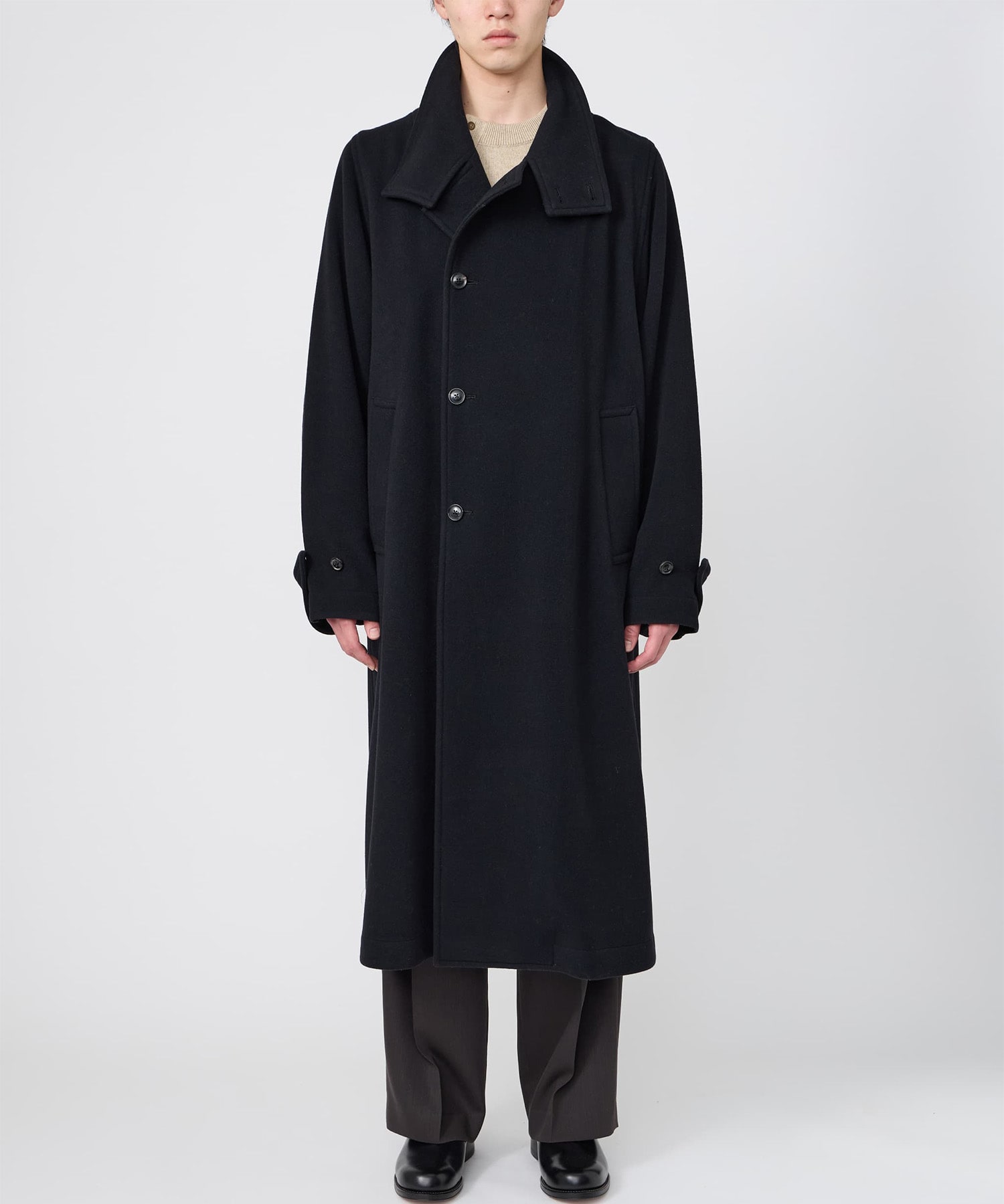 【イレニサ】IH-26FW-C038-NDP STAND-COLLAR COAT IRENISA