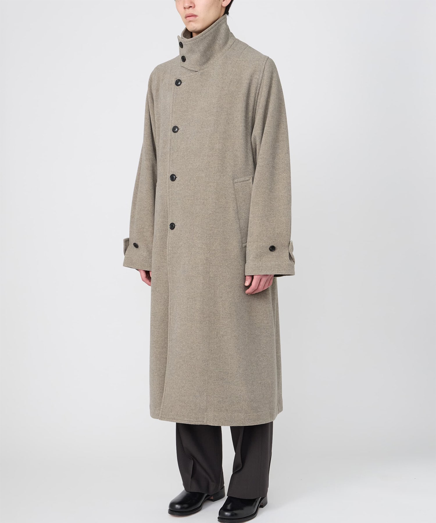 【イレニサ】IH-26FW-C038-NDP STAND-COLLAR COAT IRENISA