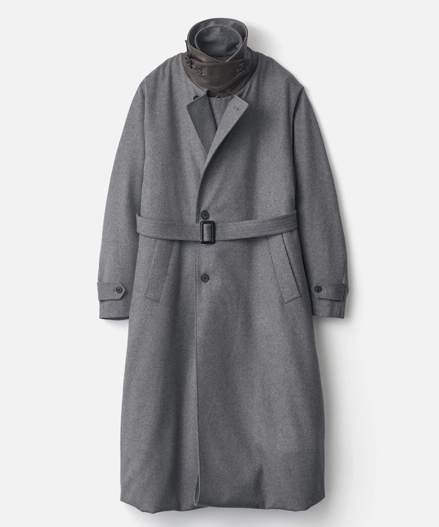【シュタイン】ST.1539 WOOL CASHMERE LAYERED COMBINATION COAT ssstein