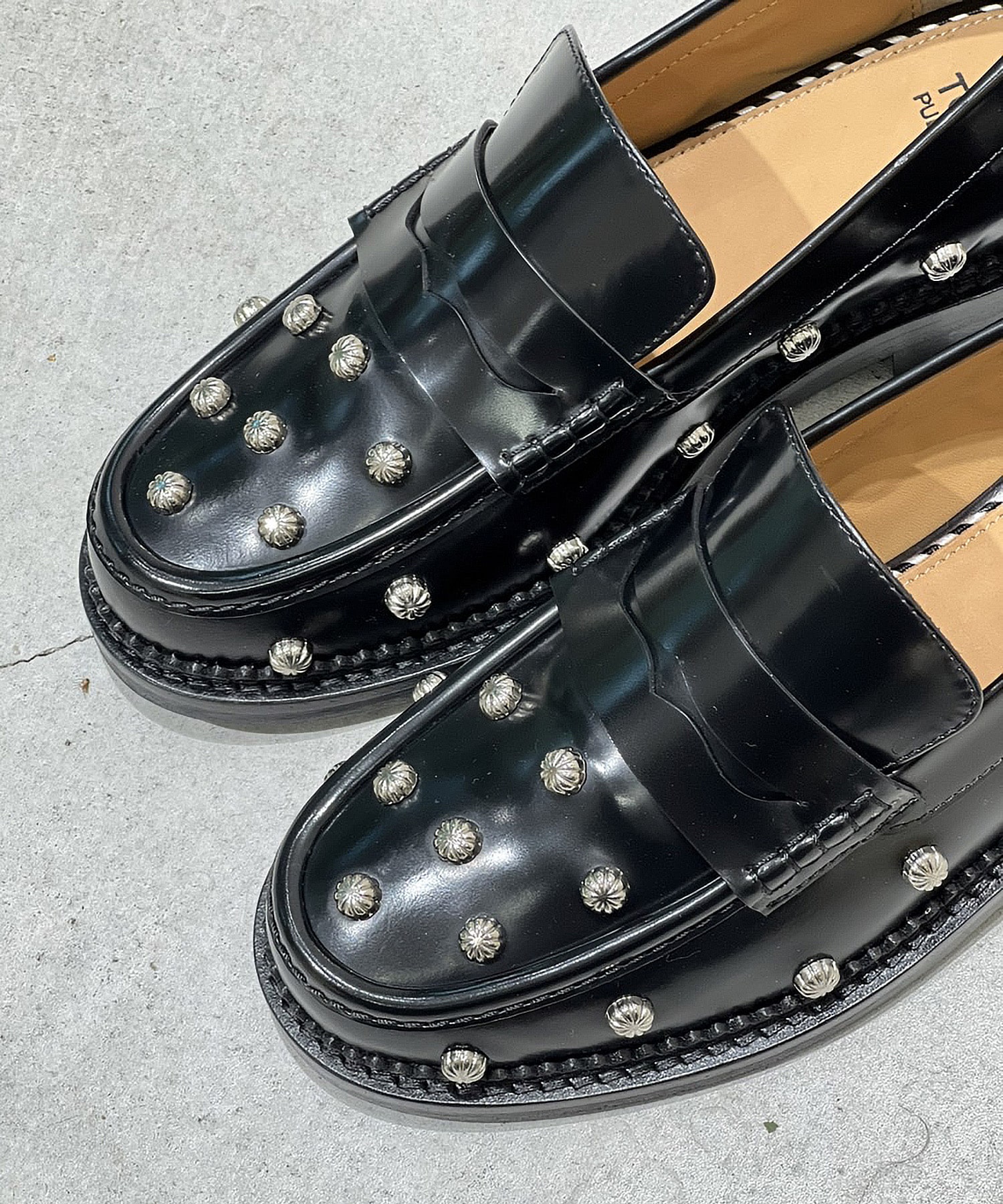 TOGA PULLA / トーガプルラ】loafer BLACK POLIDO / ローファー www