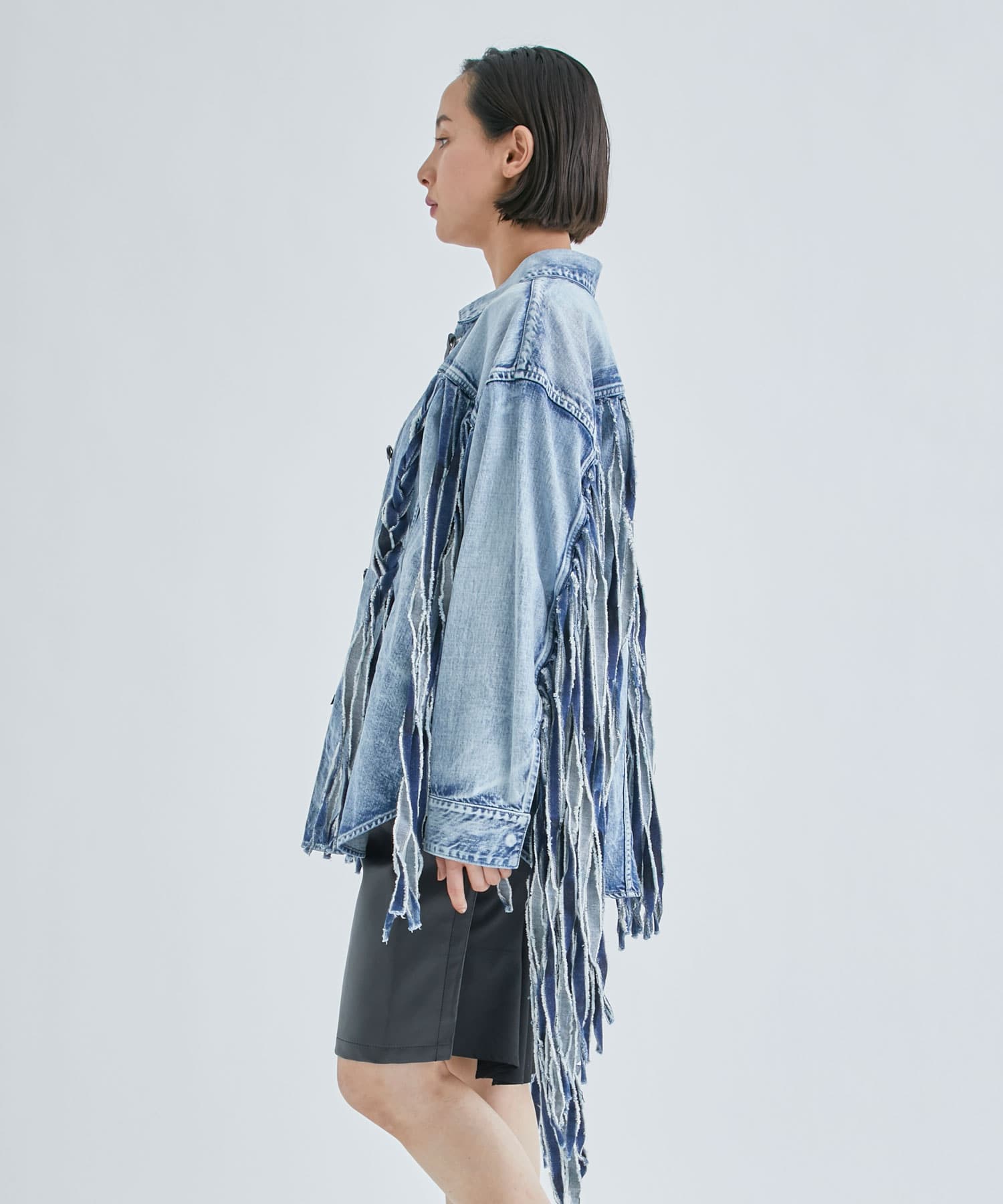 Denim fringe jacket TOGA PULLA