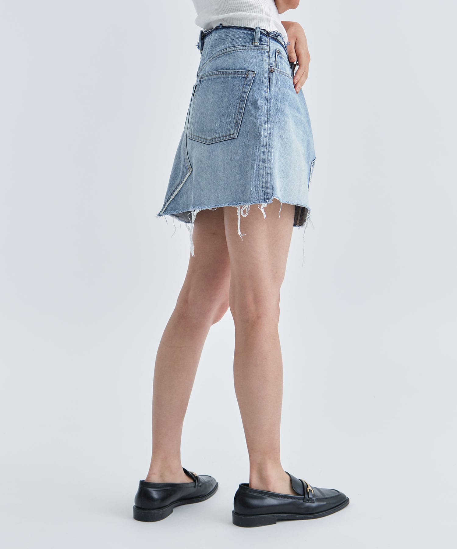 5POCKET DENIM MINI SKIRT（VW)(1 BLUE): MADISONBLUE: WOMEN｜THE