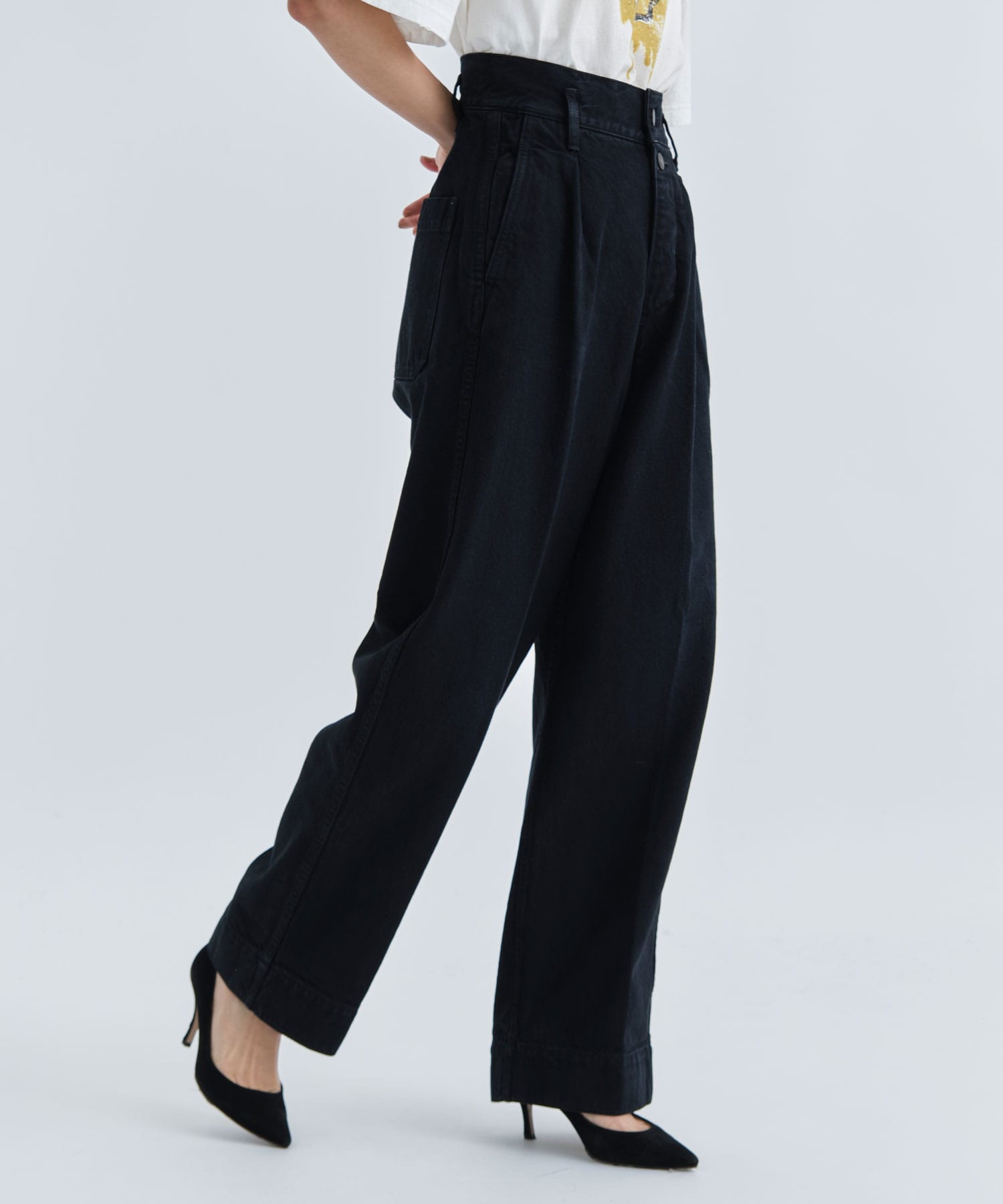 THE WIDE JEAN TROUSERS TANAKA