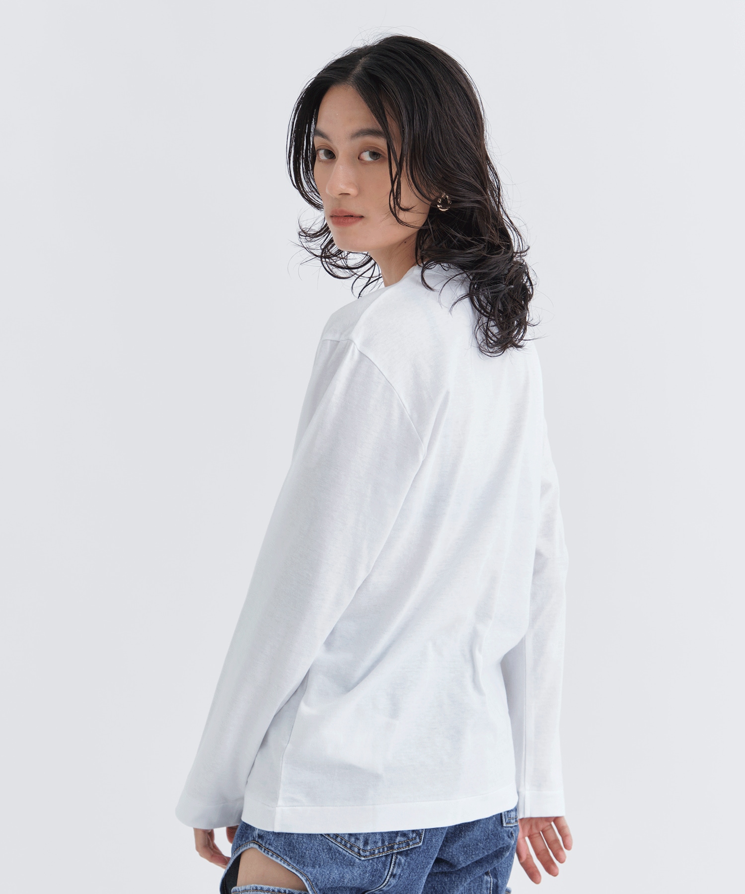 P1T118 - PLAY LONG SLEEVE T-SHIRT PLAY Comme des Garcons