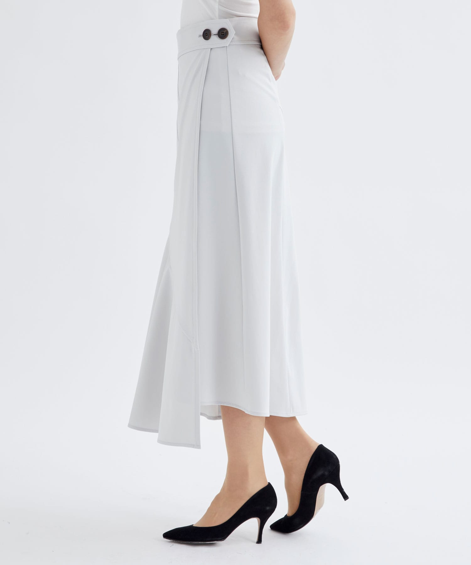 WASHABLE HIGH FANCTION JERSEY WRAP SKIRT THE TOKYO