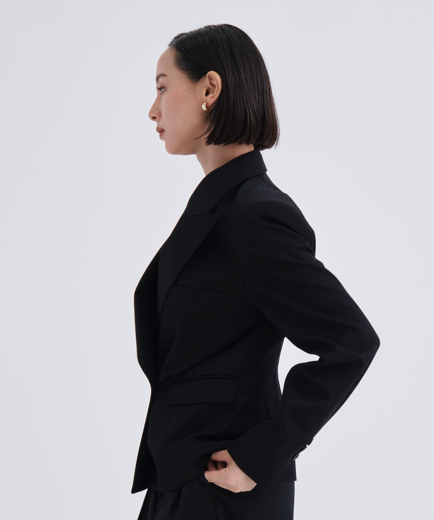 TALORED JACKET BLACK: PHOTOCOPIEU: WOMEN｜THE TOKYO ONLINE STORE