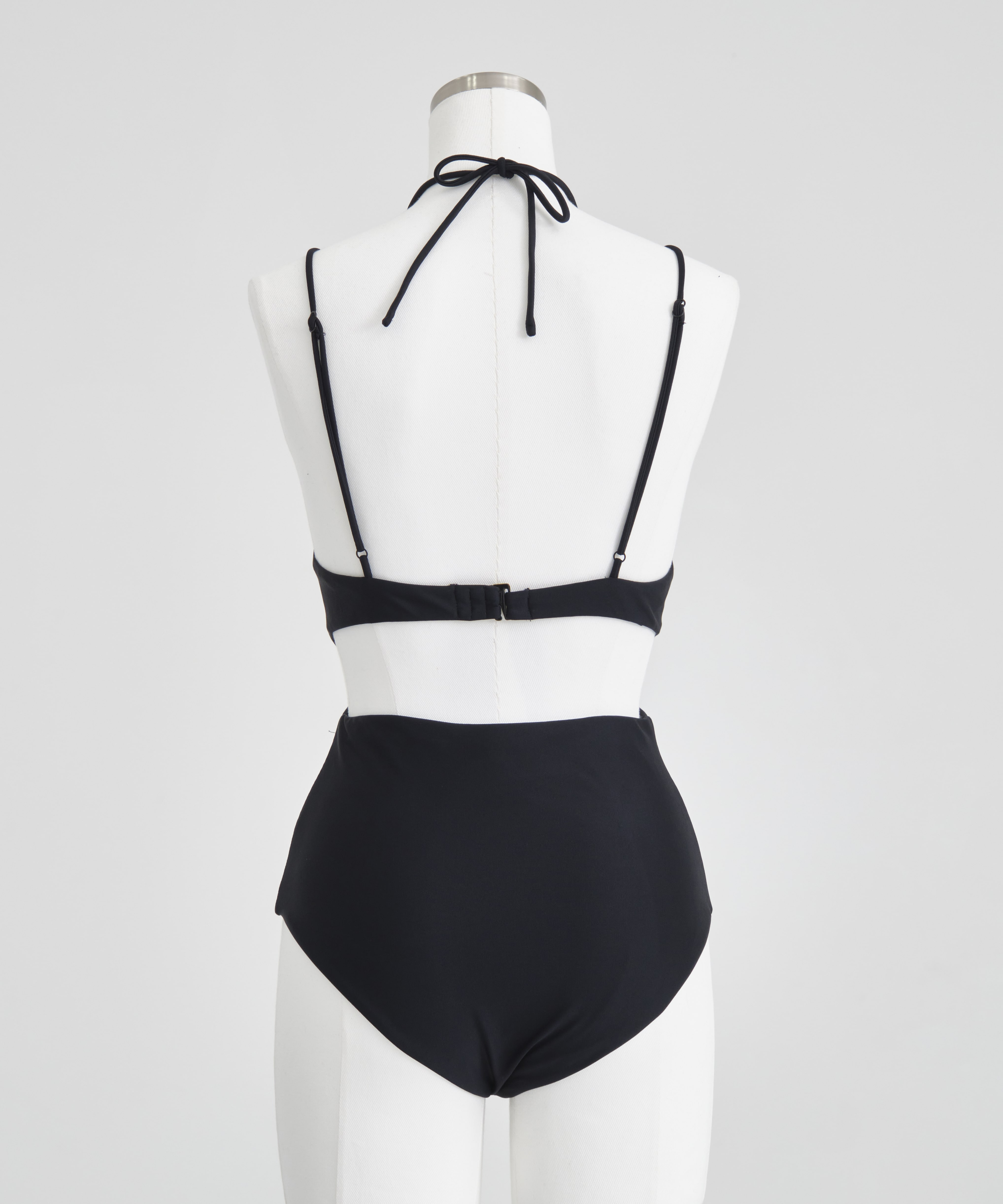 CUT-OUT TWISTED SWIMSUIT FETICO