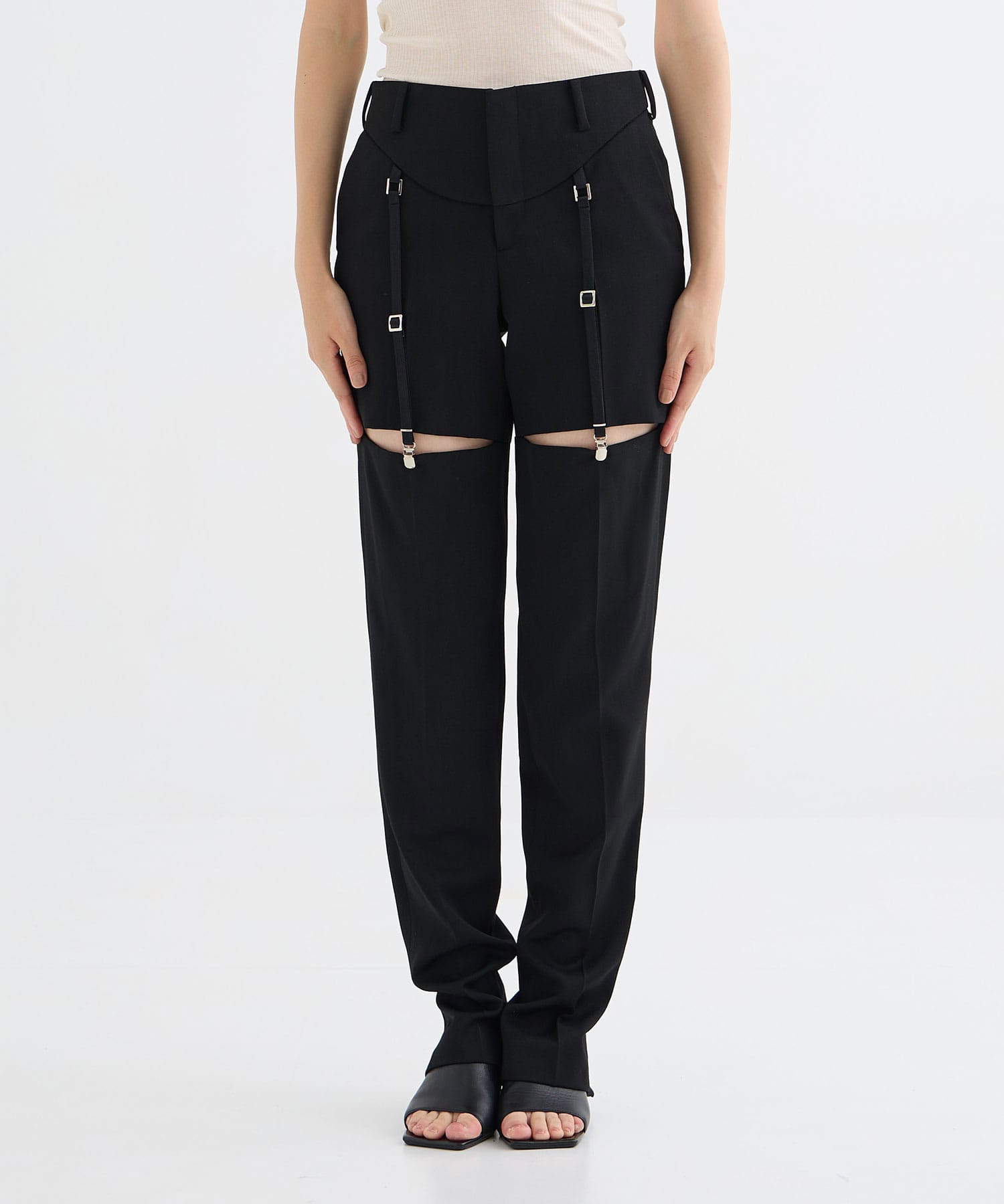 iconic garter-belted boot trousers GURTWEIN