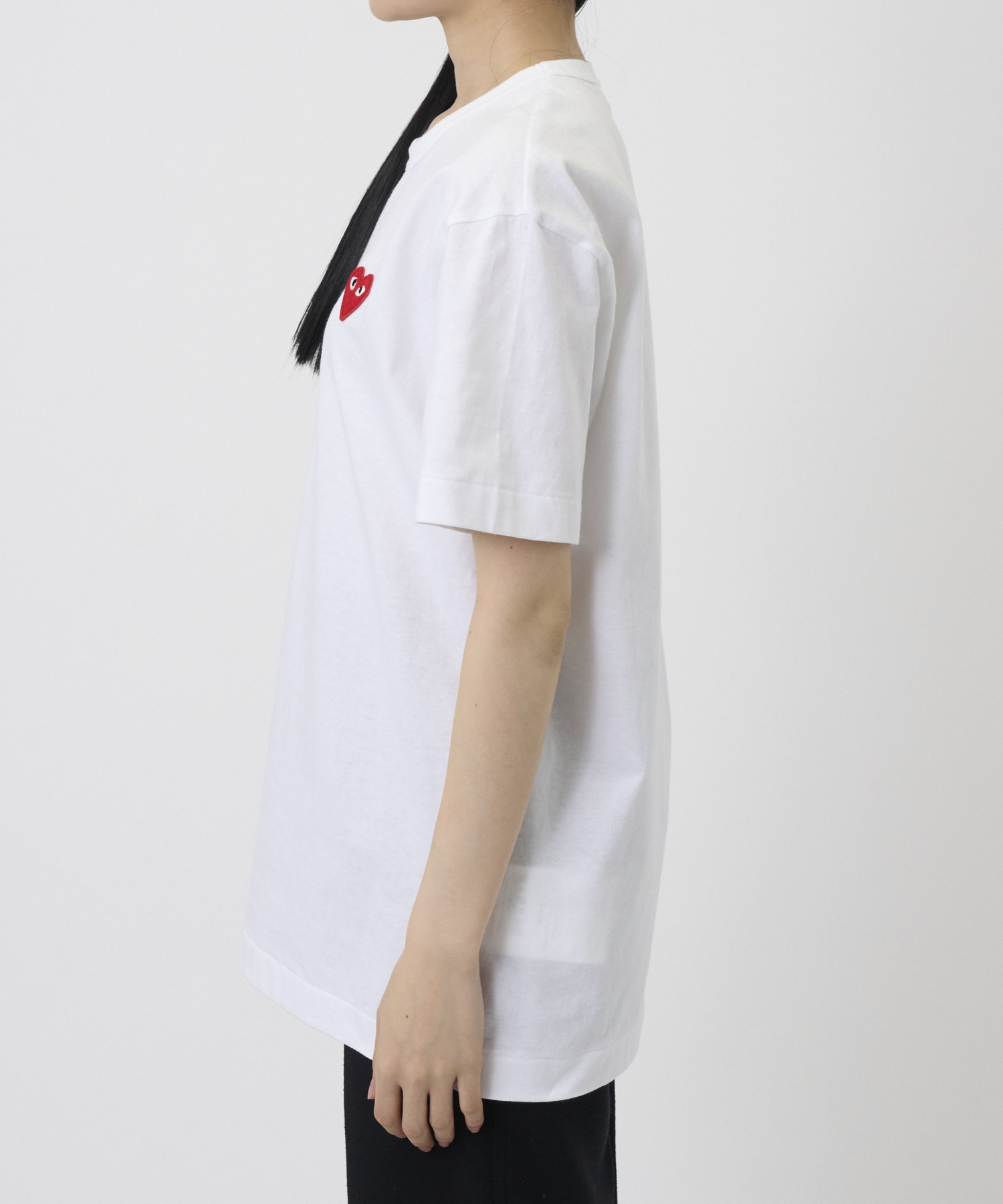 T-SHIRT RED EMBLEM RED HEART PLAY Comme des Garcons