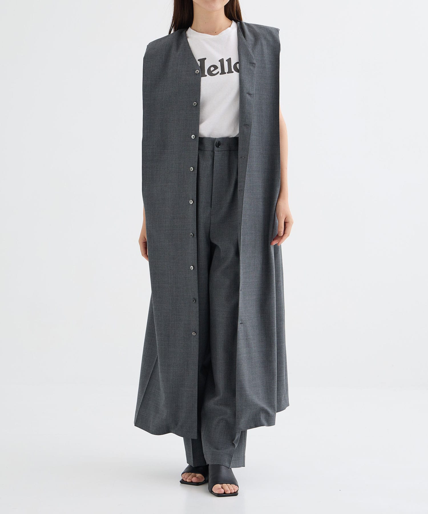 Light Washable Easy Front Tuck Pants THE TOKYO