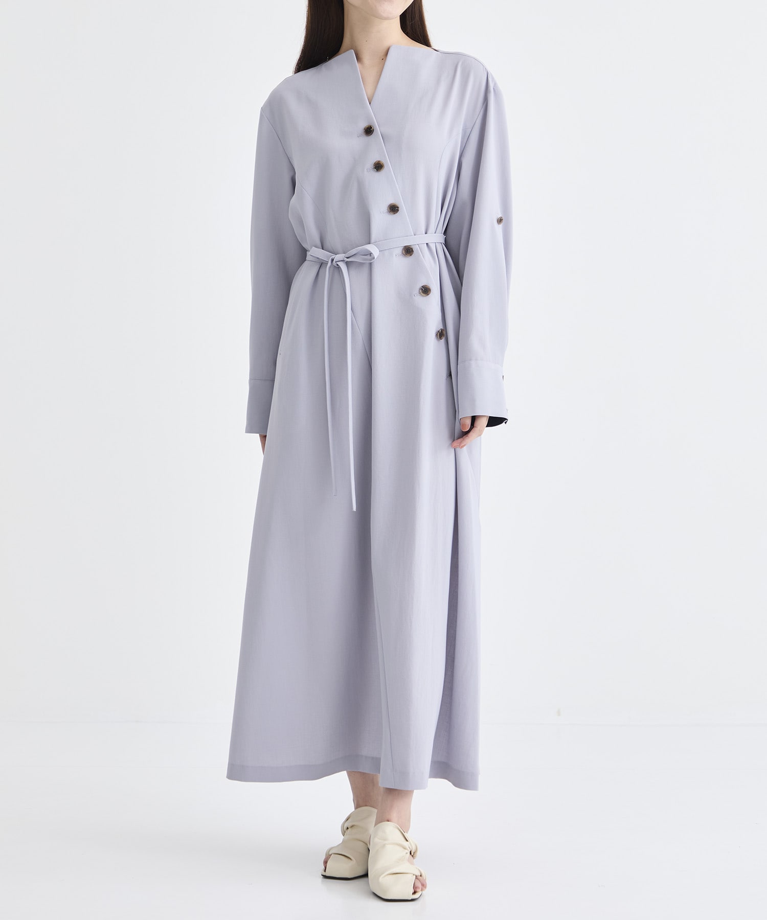 別注 Sesilia asymmetry panel dress LAV AKIRANAKA