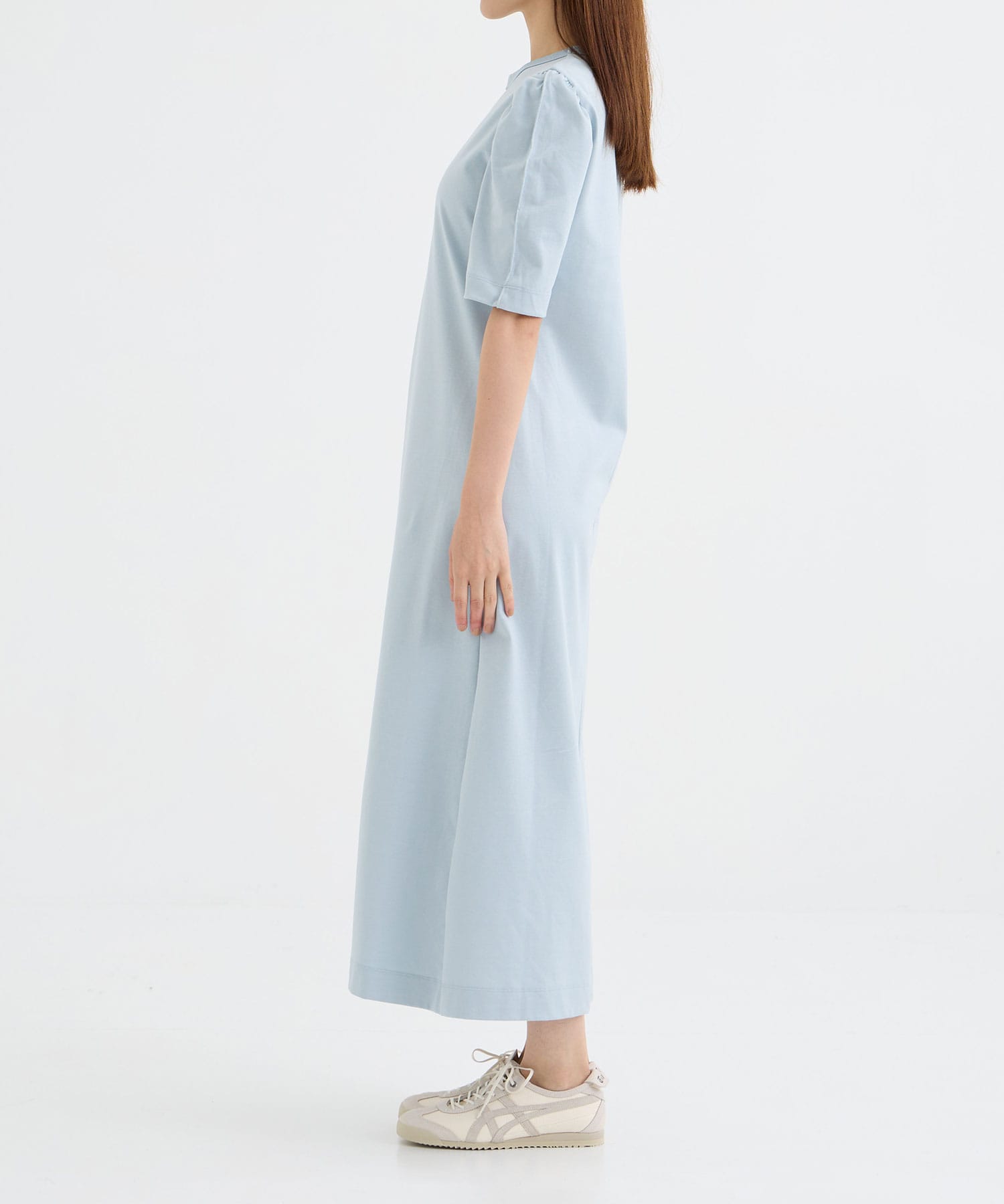 別注 PUFF SLEEVE MIDI ONE-PIECE CINOH