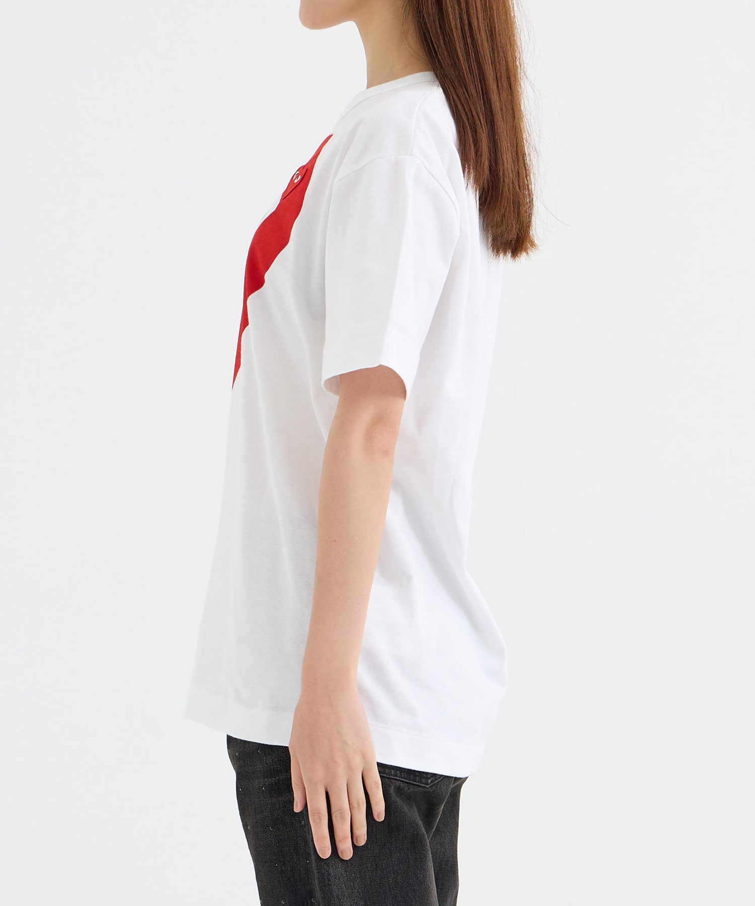 T-SHIRT RED EMBLEMRED HEART PLAY Comme des Garcons